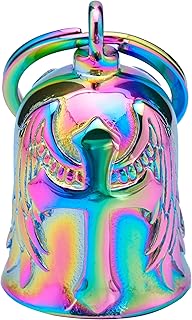 Motorcycle for Bells - Motorcycle Angel Bell for Men Women,Bell Biker Accessory,Guard Riding Safety (Cross Black)