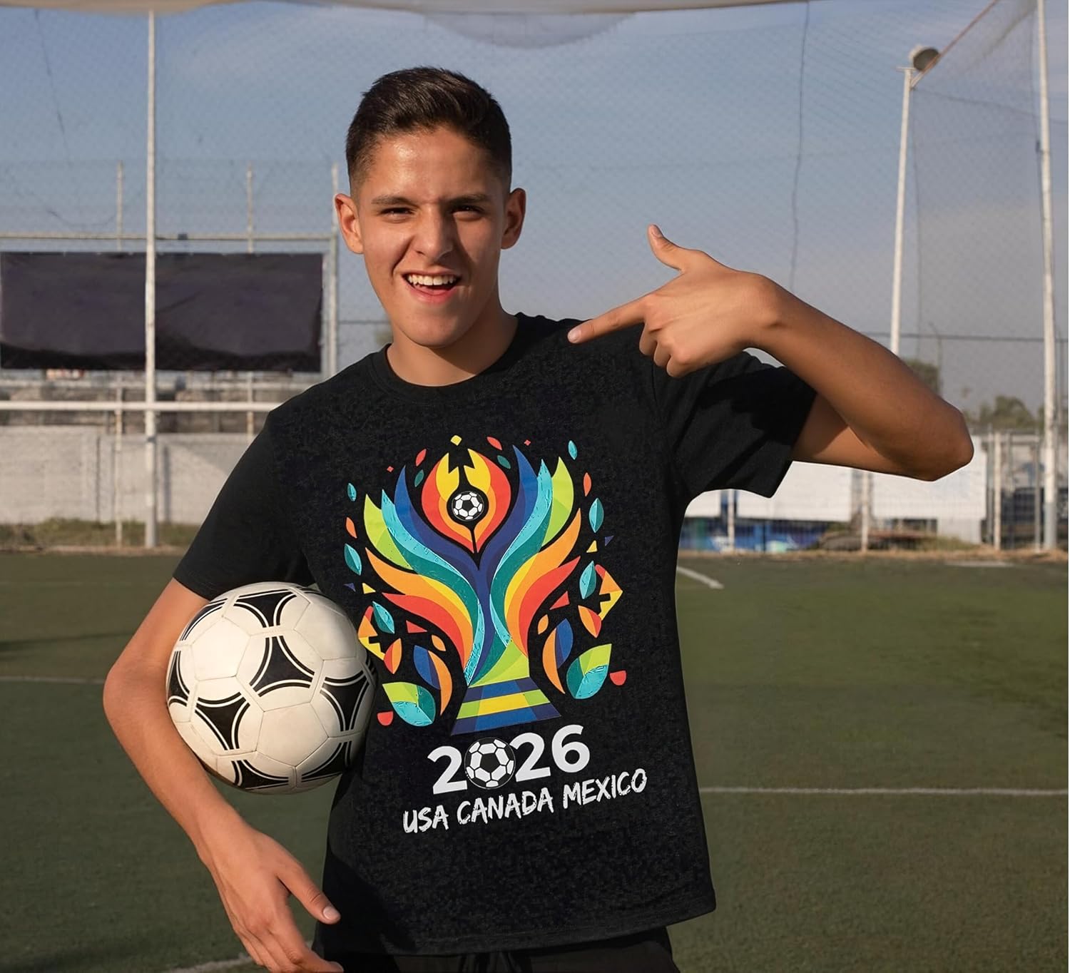 2026 Soccer Cup Shirt for Men USA Canada Mexico Soccer Fan Tee Football Graphic T Shirt Casual