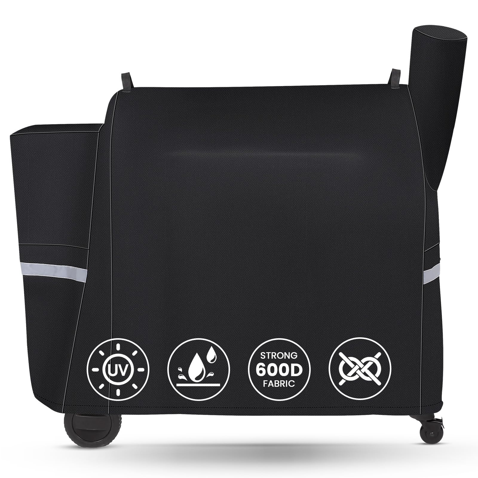 QuliMetal Grill Cover for Traeger Pro 34/780 Series - 600D Heavy Duty Waterproof Smoker Cover Grill for Treager Pro 34,Pro 780, exas,Z Grills,BAC380 Full-Length Grill Cover Grill Accessory