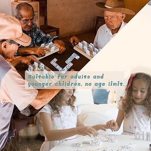 Miniatura 7 de Juego de dominó para adulto, juego de dominó doble de 15 puntos de colores, juego de dominó con funda de aluminio, 136 azulejos (2-10 jugadores)