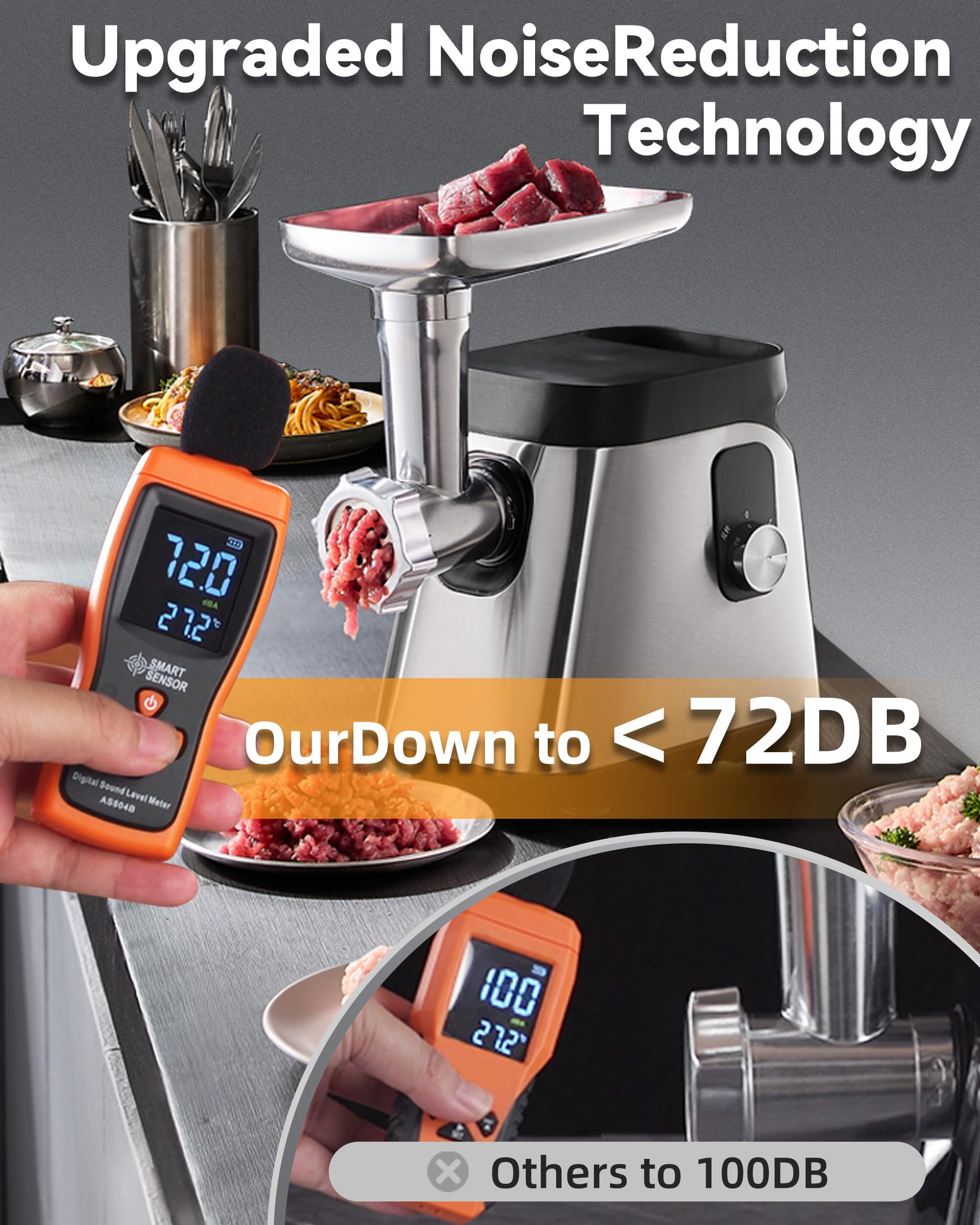 Amazon | 電動ミートグラインド。 | Sinyder | 肉たたき・ミートテンダ