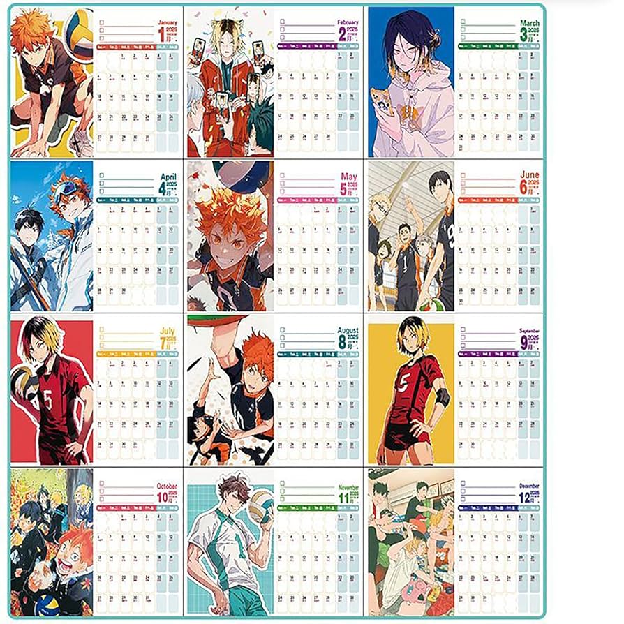 ハイキュー　全巻　2025-26年カレンダー&クリアファイル付き‼︎ Amazon.co.jp: アニメ『ハイキュー！！』 2025年カレンダー