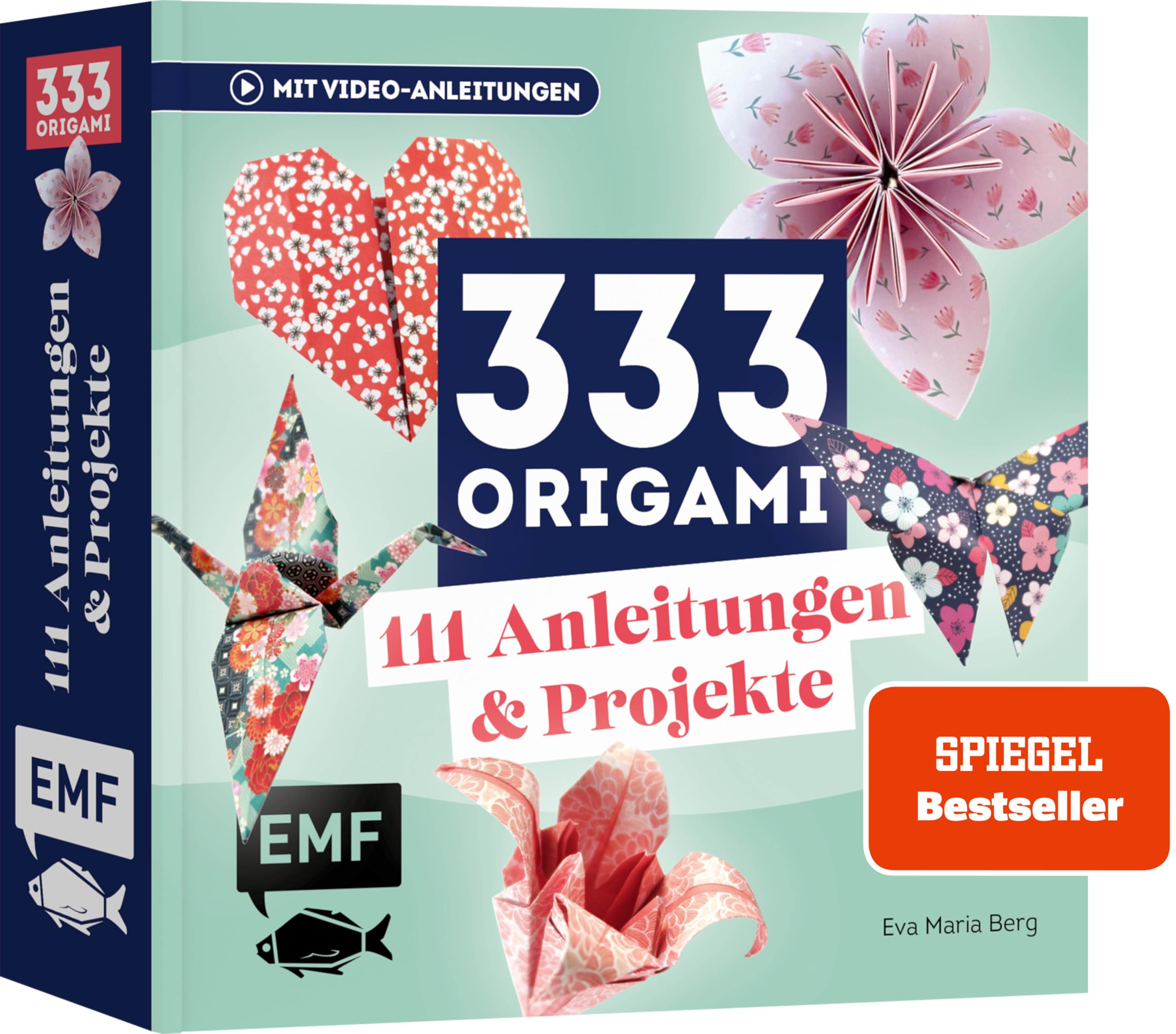 333 Origami | Das Bastelbuch: Das Projektebuch mit 111 Bastel- und Faltanleitungen - DIYs aus Origami-Papieren zum Verschenken, Dekorieren und Verschönern