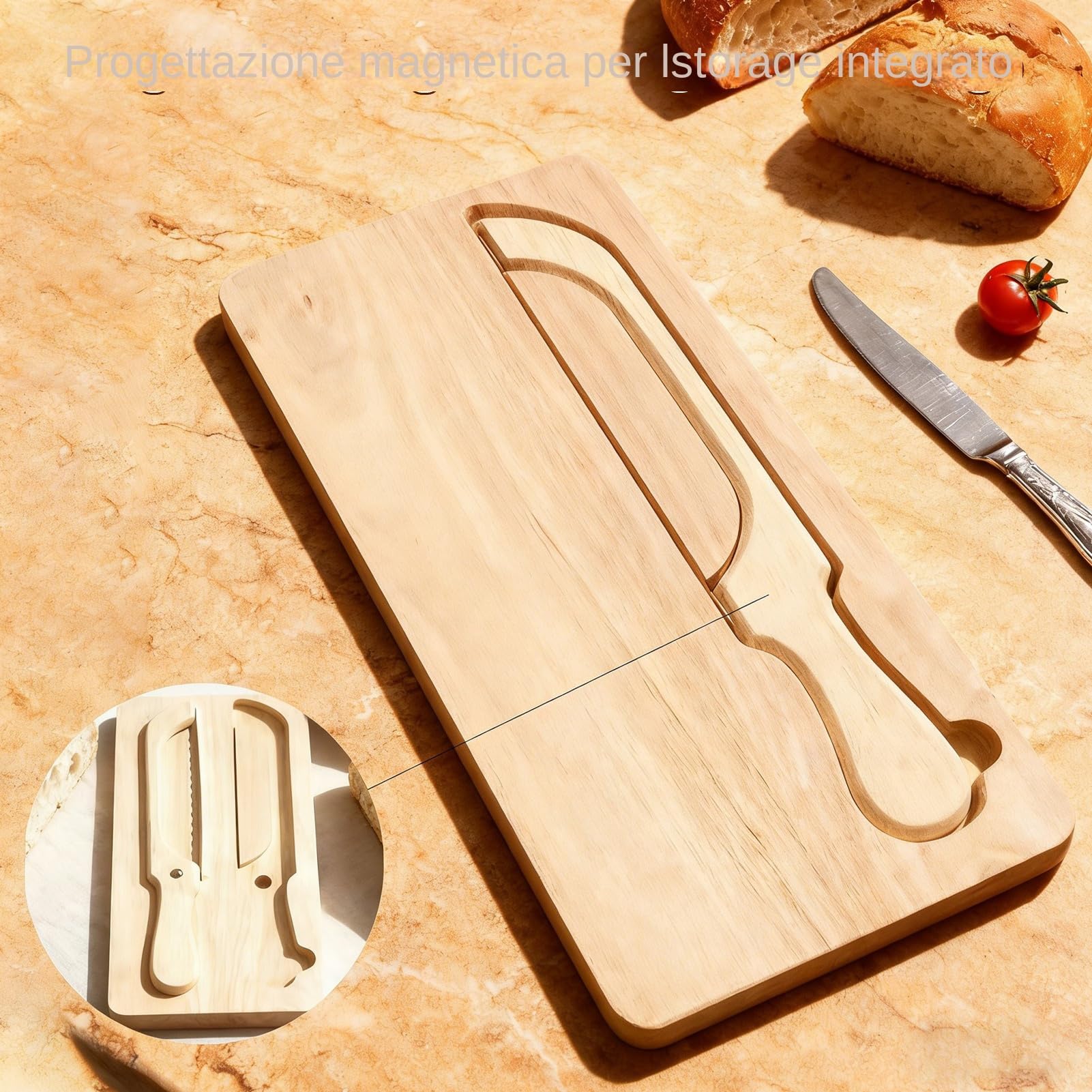 Werkzeug zum Schneiden und Schneiden von Broten mit doppelseitiger Bagelsäge | Schneidebrett für Toast, Kuchen, Baguette, Chef, Zuhause, Küche, Restaurant und Wohnung