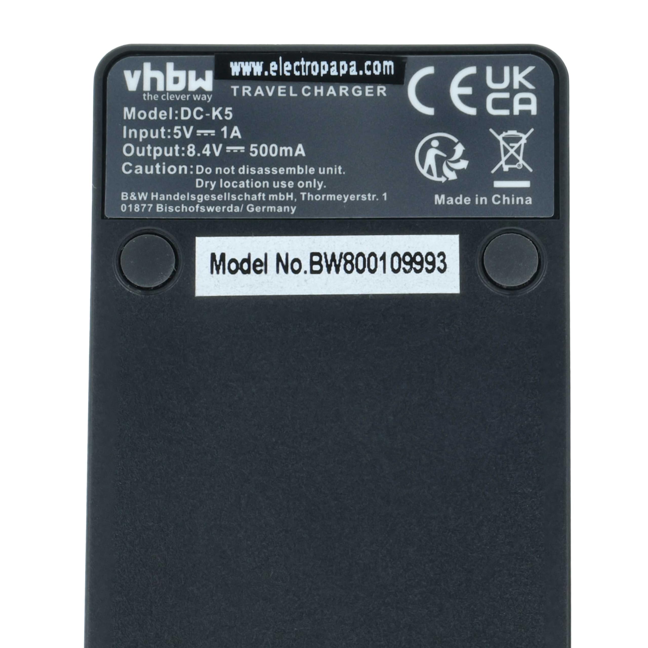 Chargeur USB Batterie Panasonic Lumix DC-FZ83 – Compatible Appareil Photo & Caméra