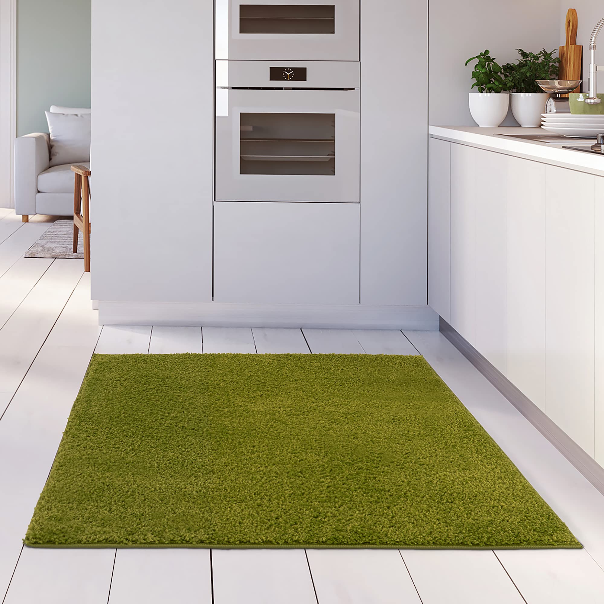 THE RUGS Living Room Rug, Shaggy Soft And Elegant Carpets for The Bedrooms And Kitchen Easy To Clean - Image 2