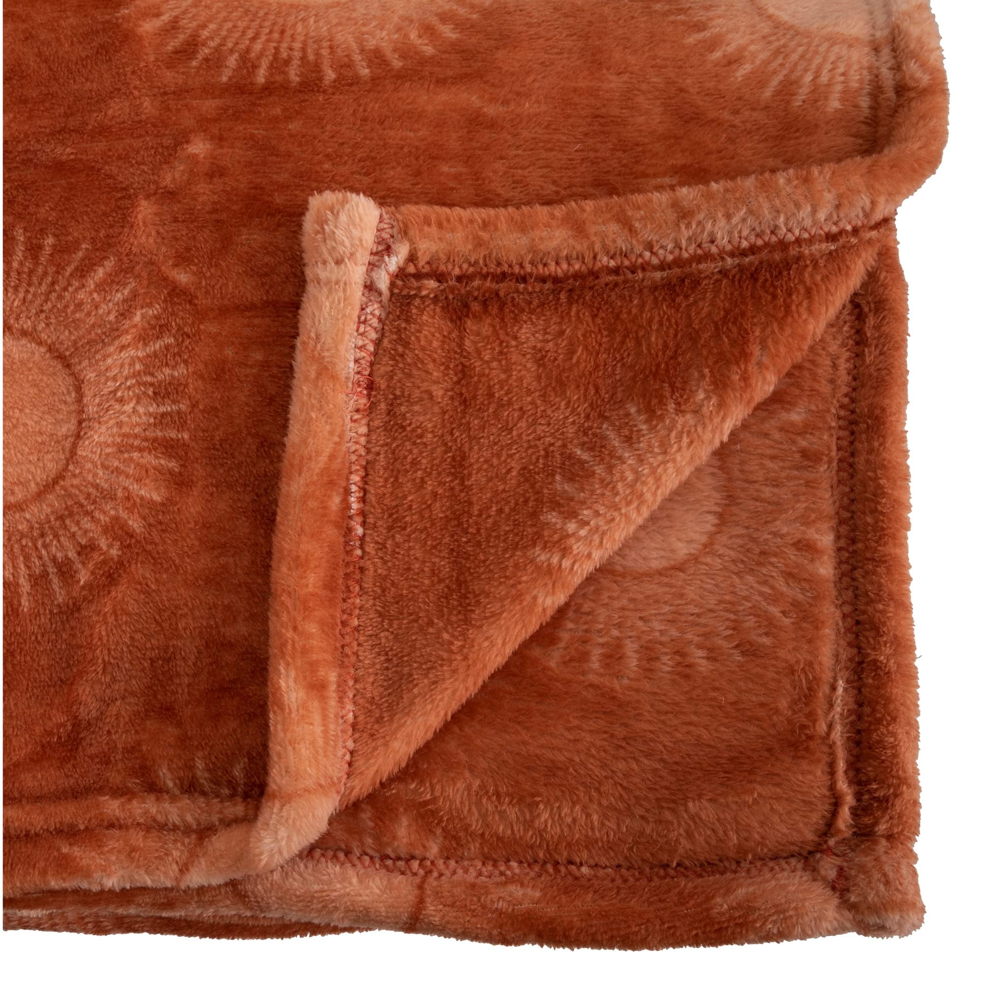ATMOSPHERA Coperta In Pile Polar 125x150 Cm - Beige, Morbida E Leggera, In Poliestere Per Divano O Letto