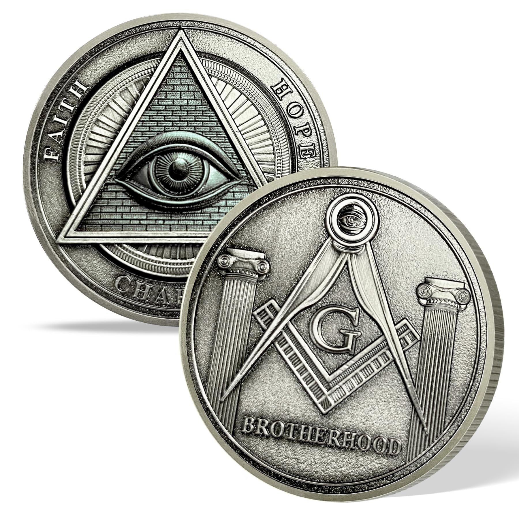 Masonic Coins - Freemason Challenge Coin Gifts -5