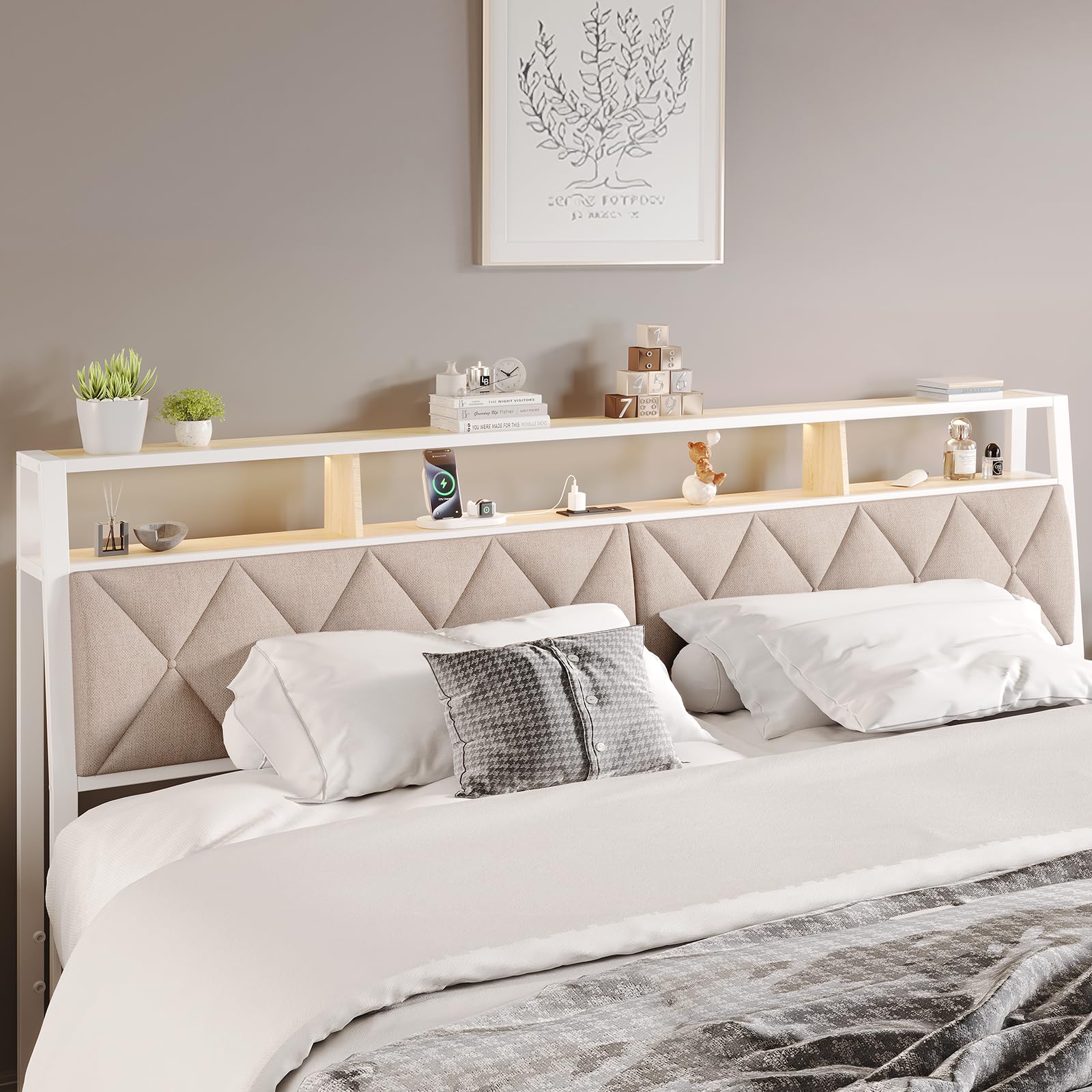 Salamir Queen Upholstered Headboard