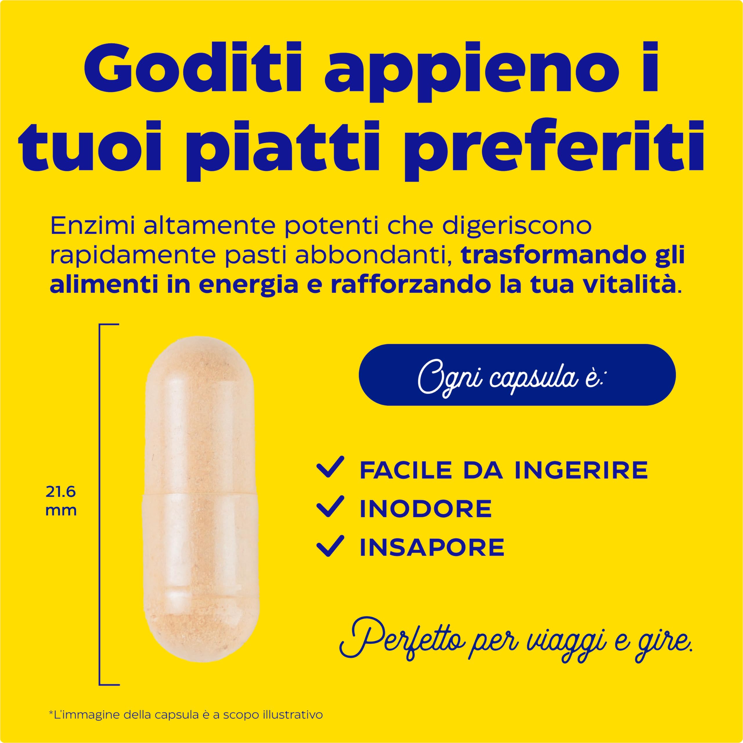 Enzymedica, Digest Gold, Integratore Alimentari con Enzimi Digestivi ad Azione Rapida, Gluten Free, Senza Lattosio, 180 Capsulas