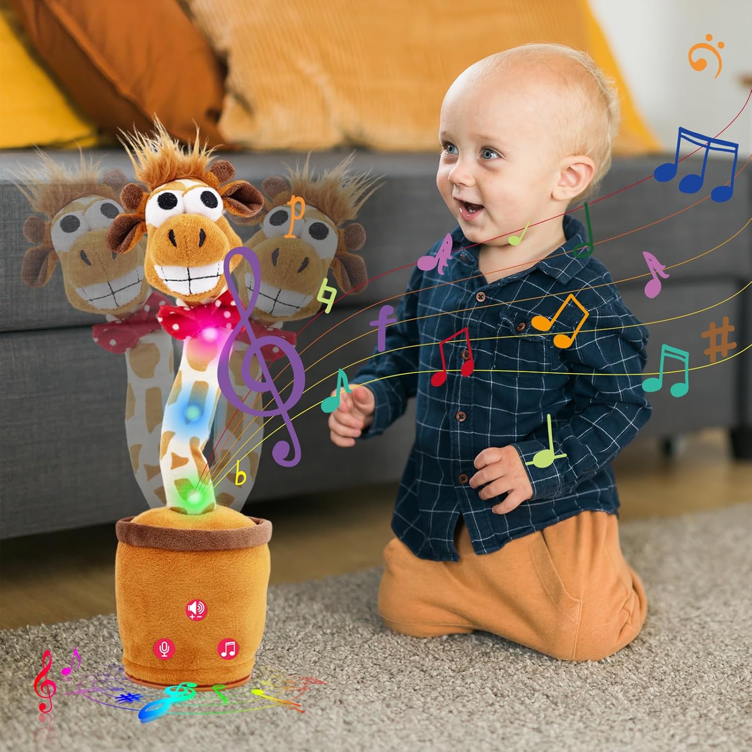 Aywewii Dancing Talking Giraffe Toy