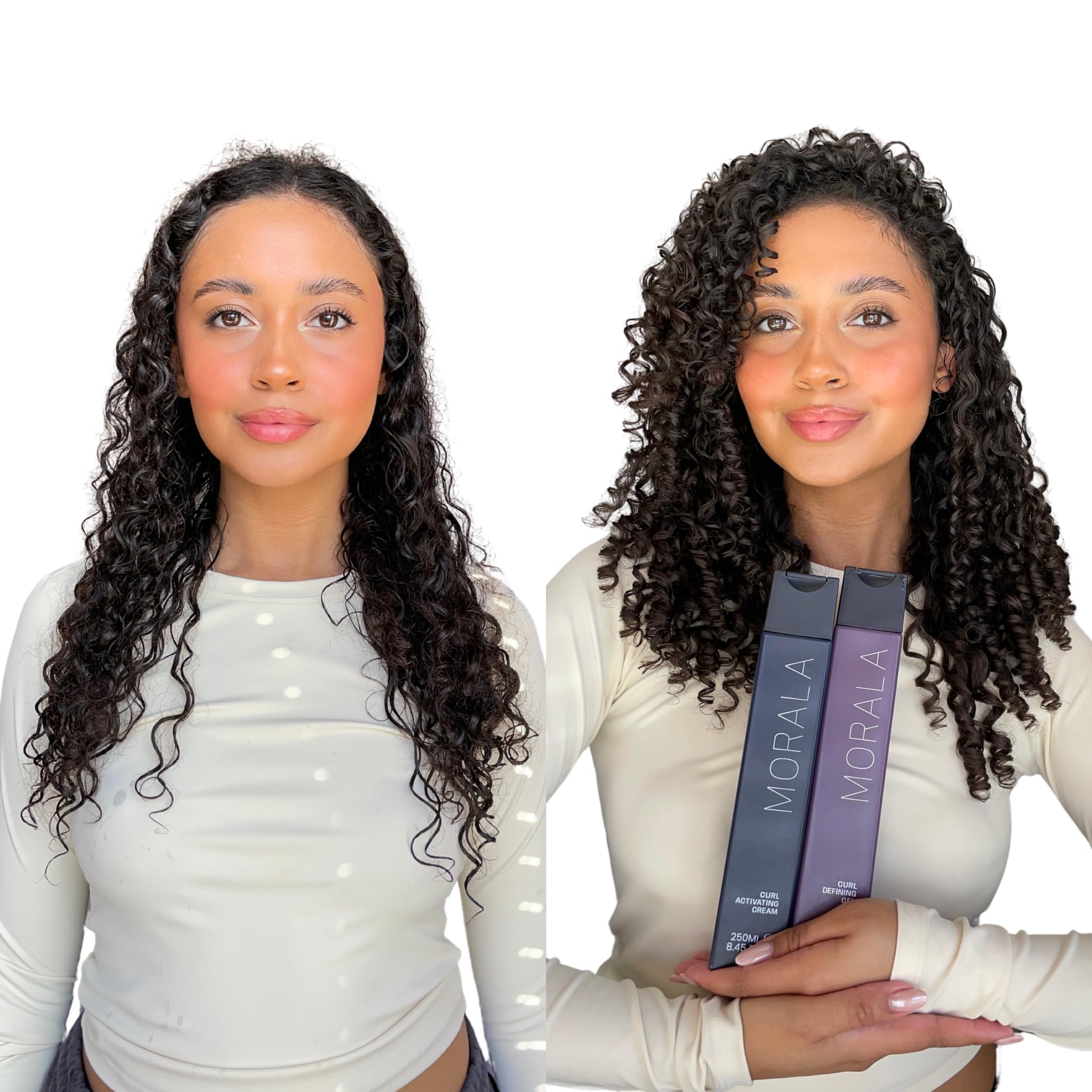 MORALA Curl Activating Cream, 250ml, Natural Curl Enhancing Moisturising Styling Cream - Image 4