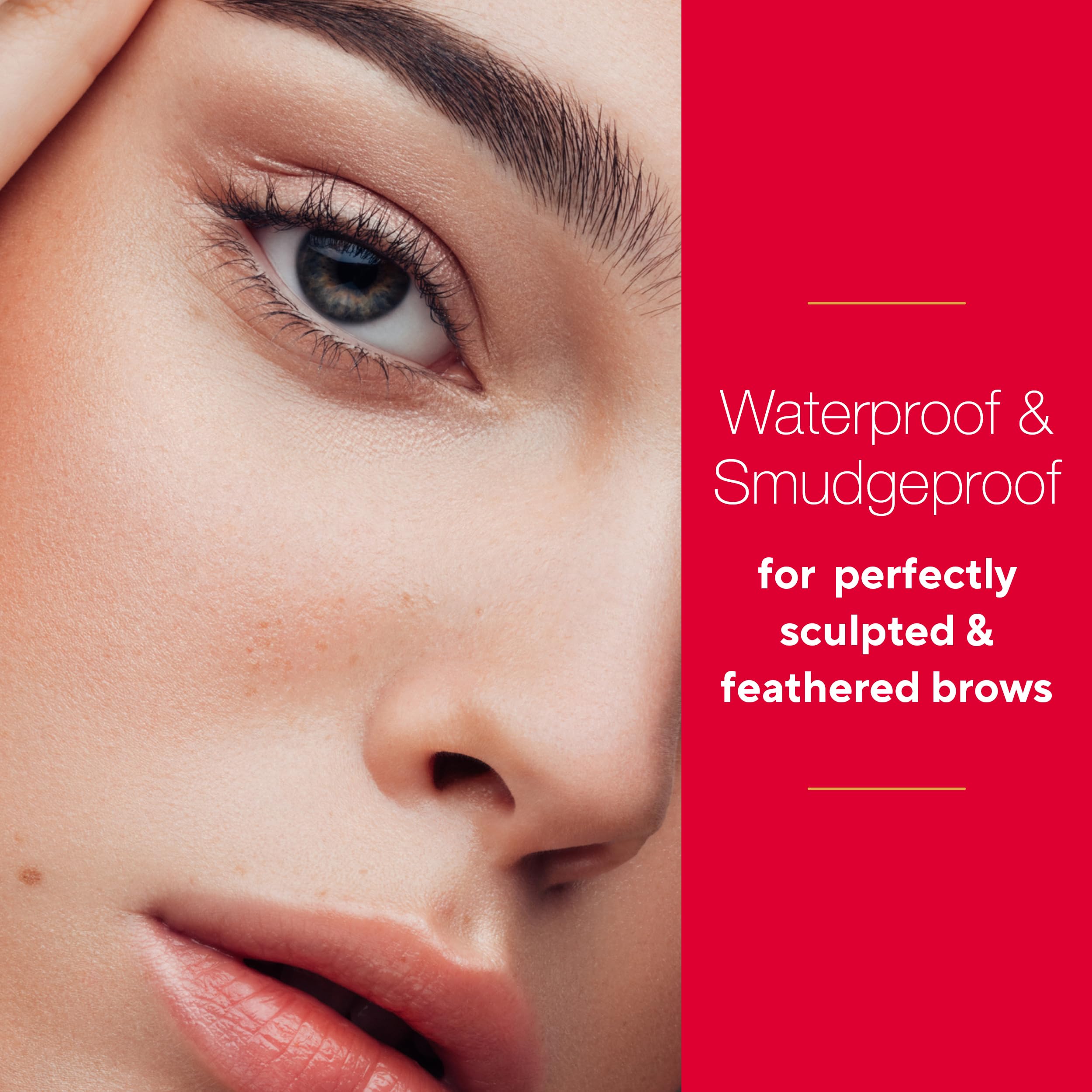 Mirabella Brow Pencil, Ultra-Fine Point Precision Waterproof Eyebrow Pencil Offers Rich, Blendable, Long-Lasting and Smudge-Proof Hair-Like Strokes to Define and Fill In Brows Naturally, Medium