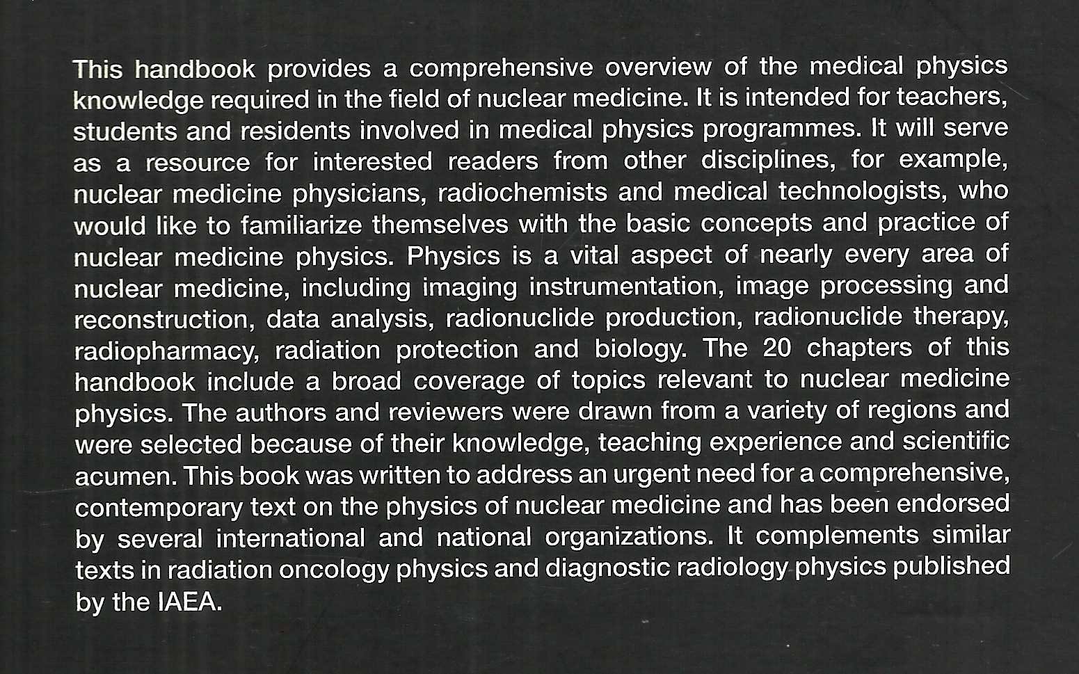 Nuclear Medicine Physics: A Handbook for Teachers and Students
