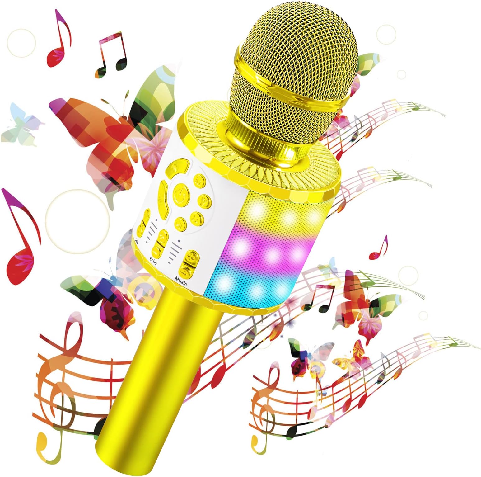 Kids Microphone for 3 4 5 6+ Year Old Boy Girl Birthday Gift,Karaoke Machine for Kids,Birthday Gifts for 3 4 5 6+ Year Old Girls Boys