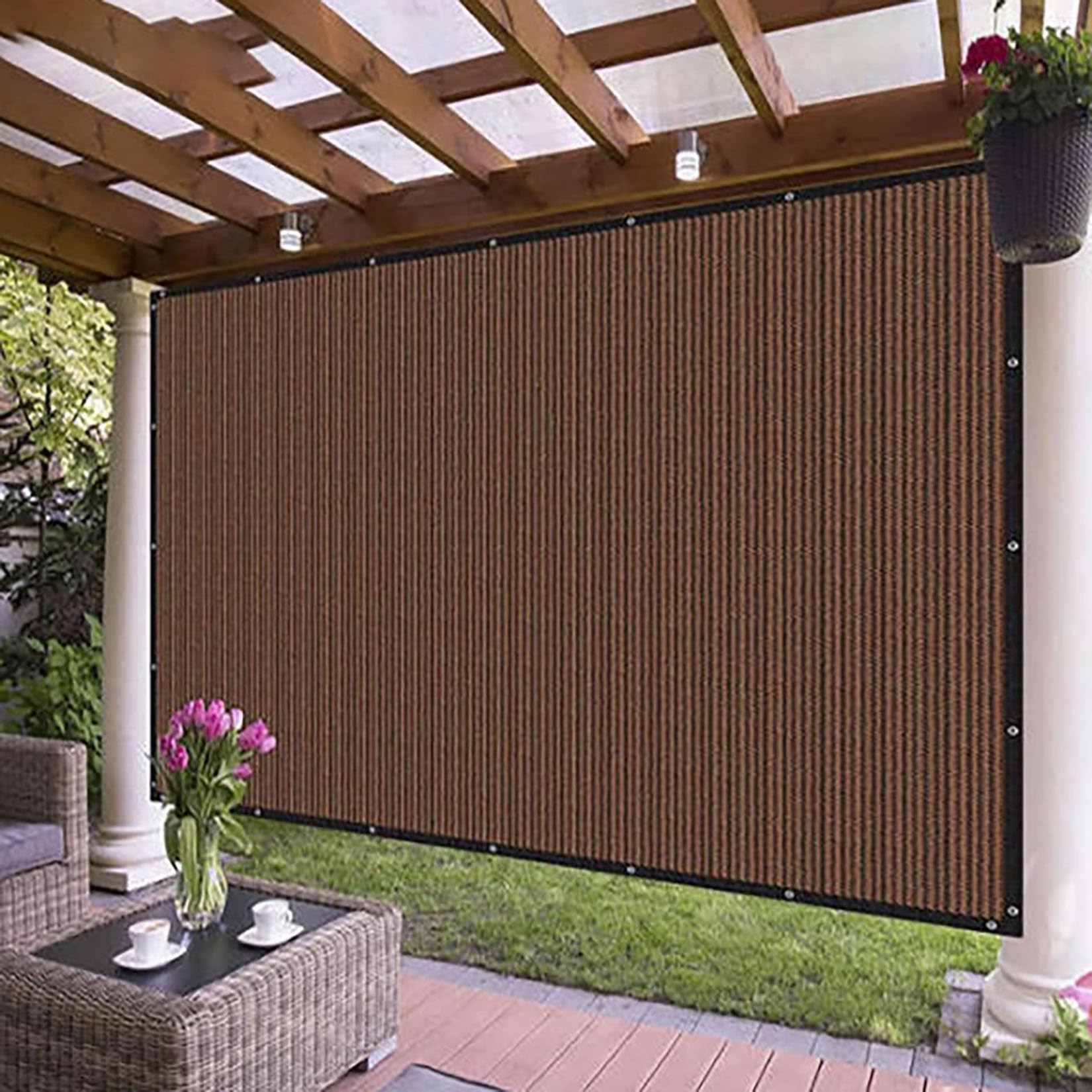 Toile d'ombrage de serres coupe-vent 3x15m brise-vue de jardin