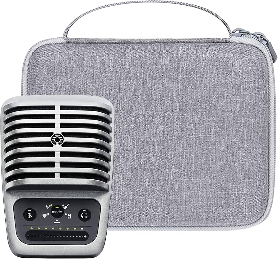 SHURE MV51 コンデンサーマイク（ケース付き） Amazon | SHURE MV51 : コンデンサーマイク 実況/在宅勤務/ウェブ会議