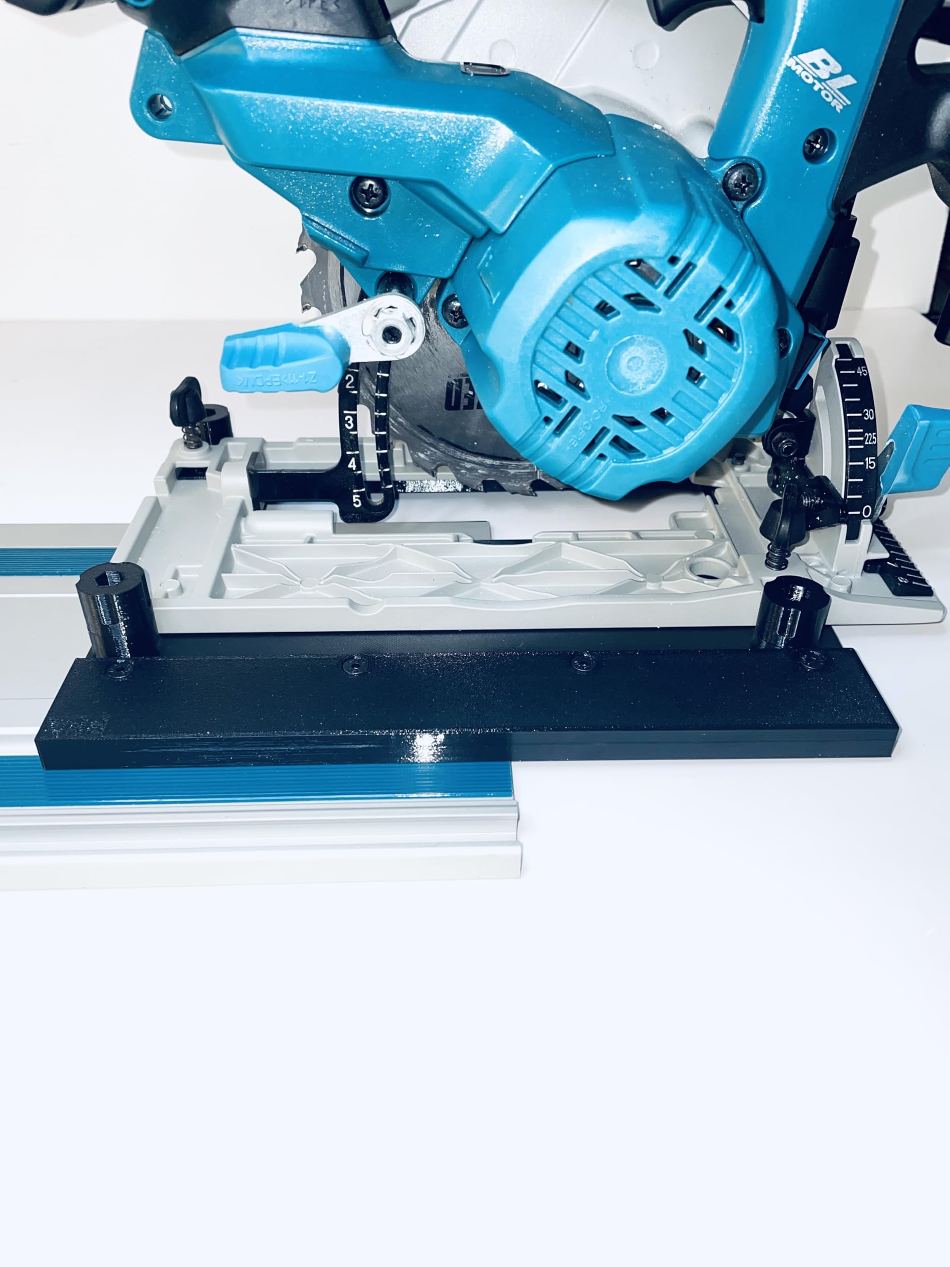 Adaptateur de rail de guidage compatible avec Makita DHS680/DHS680Z compatible avec rail de guidage Makita