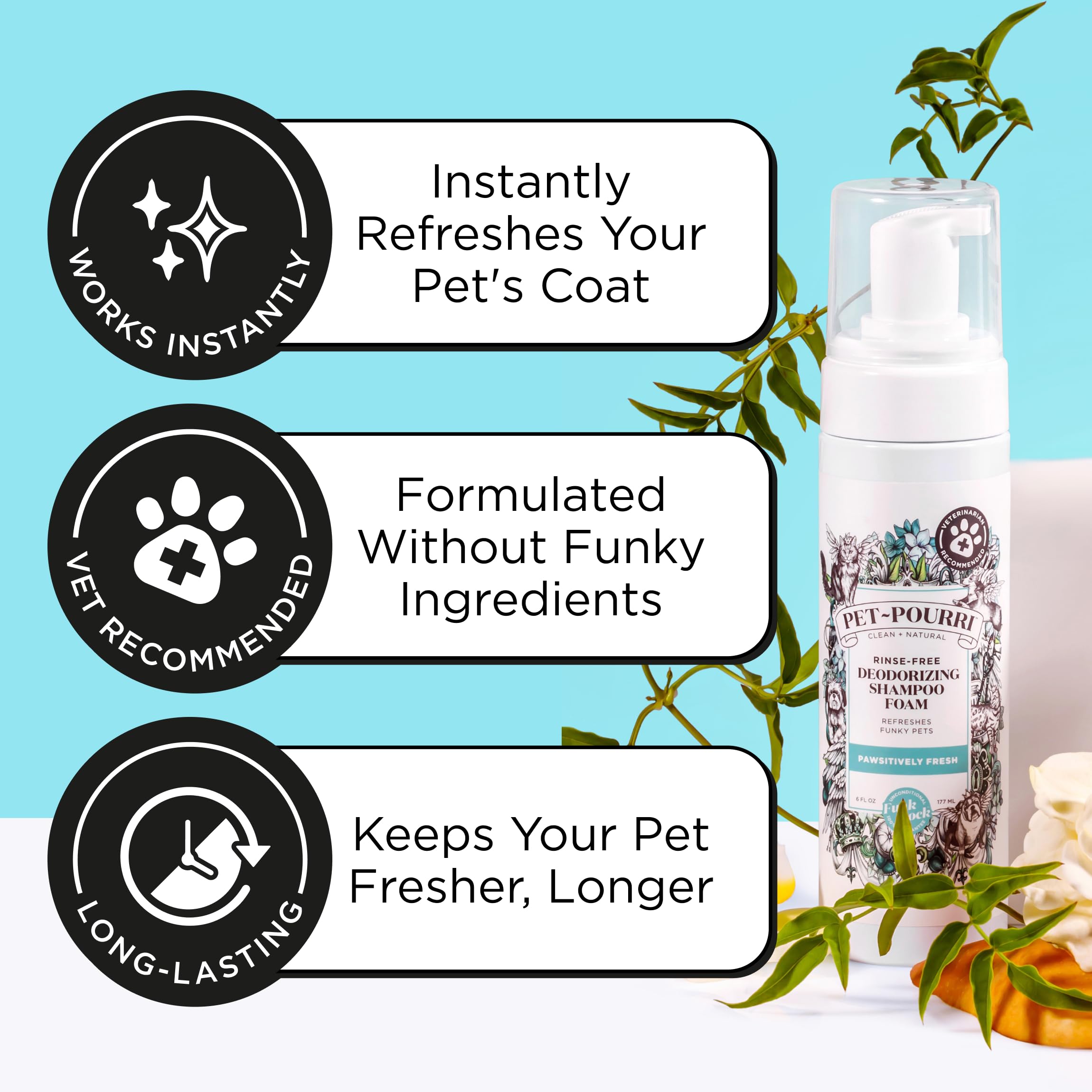 Amazon.com: Poo-Pourri Rinse-Free Deodorizing Dry Shampoo for Dogs