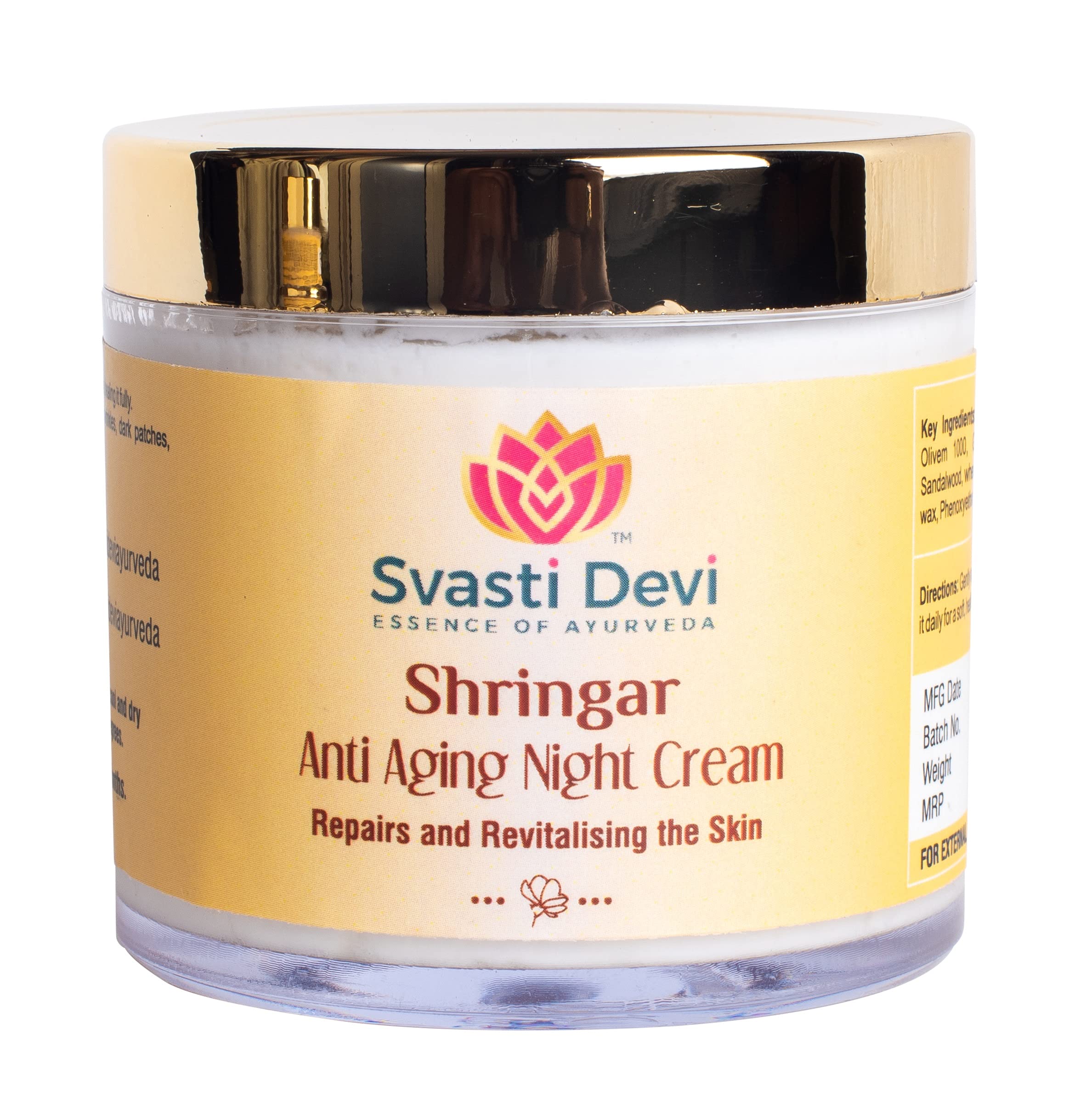 Svasti devi Shringar Anti Aging Night Cream 30 gm