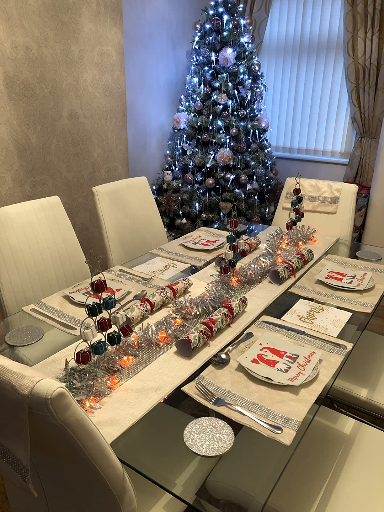 Furniturebox UK Leonardo Clear Glass And Chrome Metal Modern/Stylish - View #9