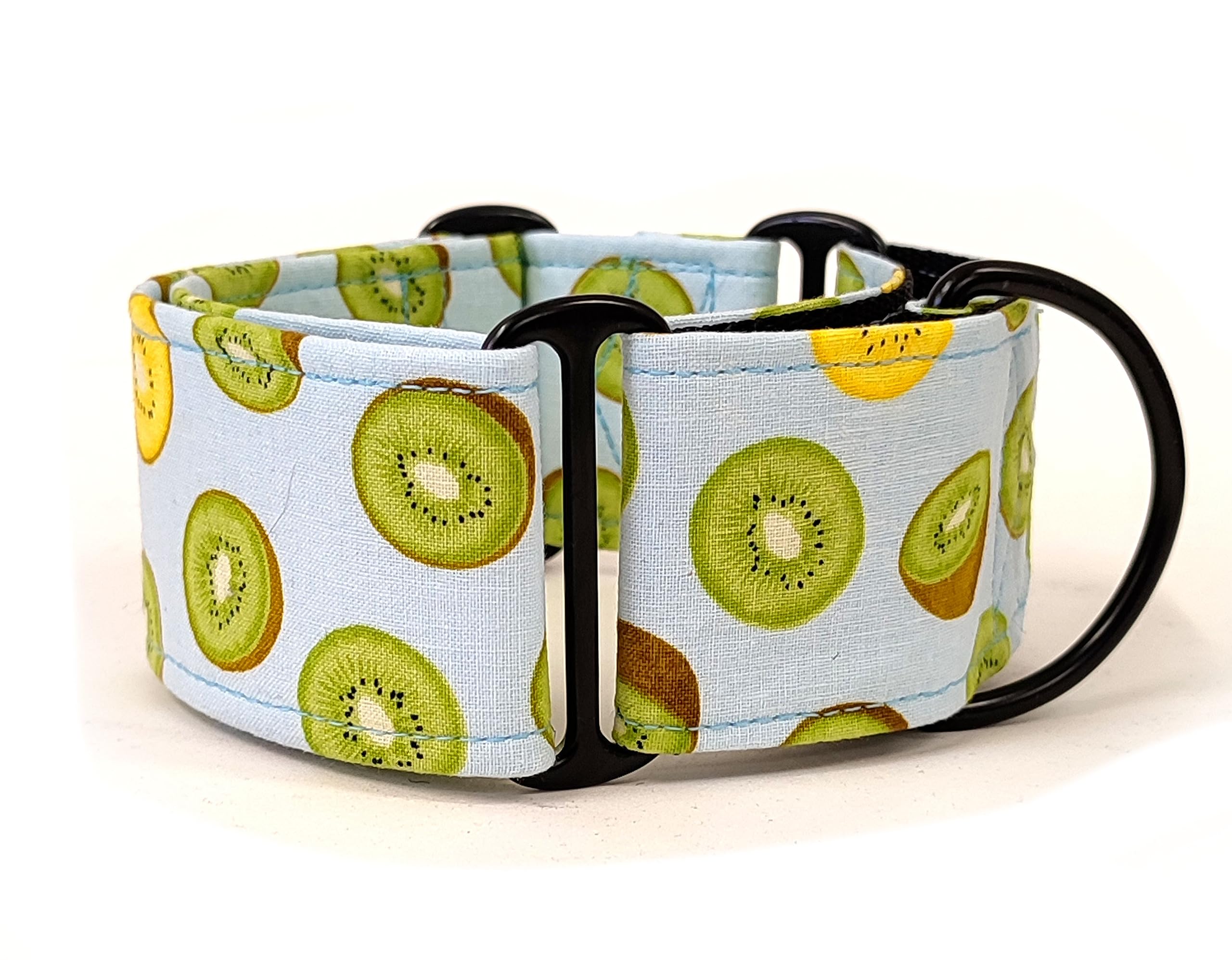 Collar Martingale Para Perro: Juicy Kiwi, Hecho a Mano en España por Wakakán