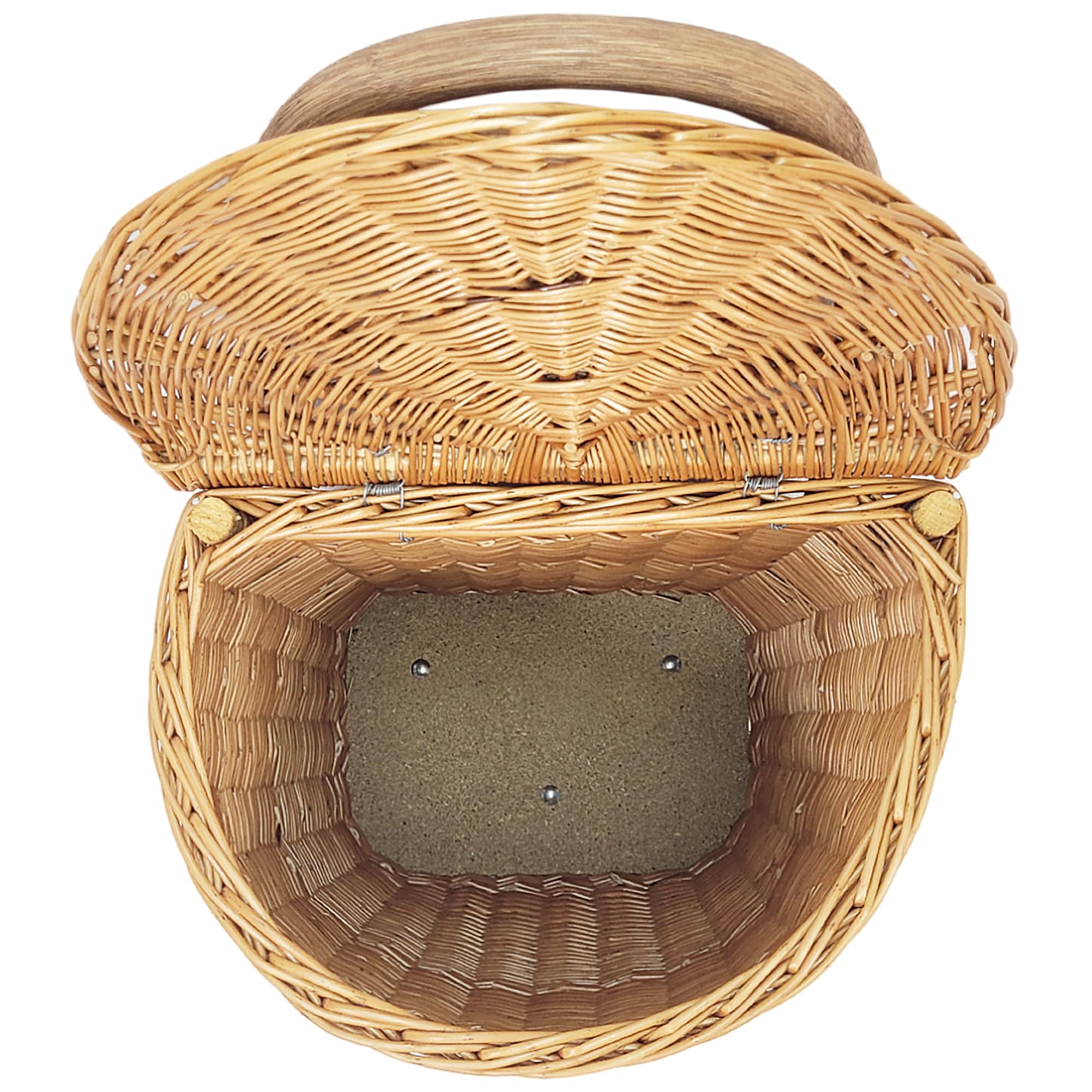 WEECO Carro de la compra con tapa, cesta de transporte con ruedas, carrito de mercado, cesta de madera, carrito de la compra de mimbre grande, carrito para leña de chimenea, 90 x 30 x 40 cm