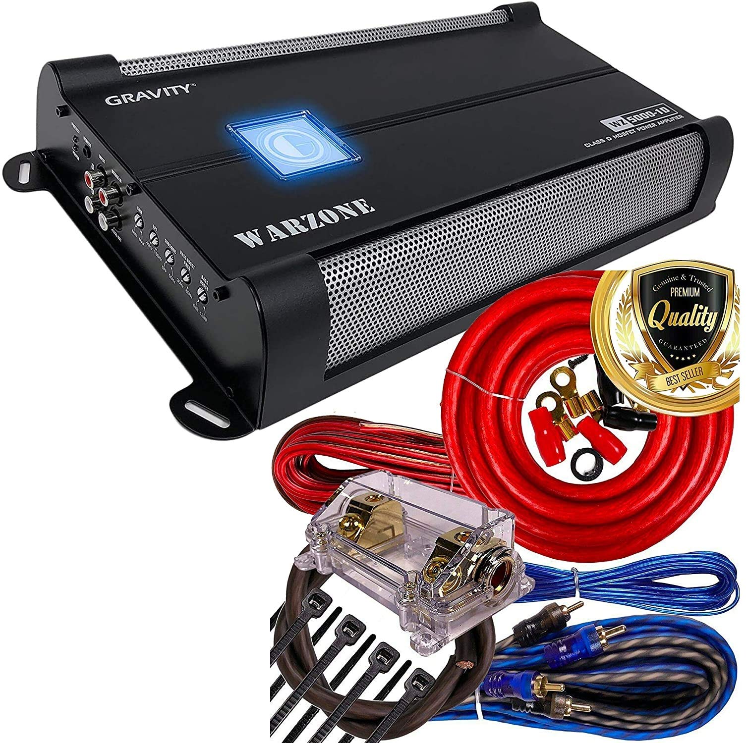 Buy Gravity 5000.1D Class D Car Amplifier 5000 Watts, 1 Ohm Stable