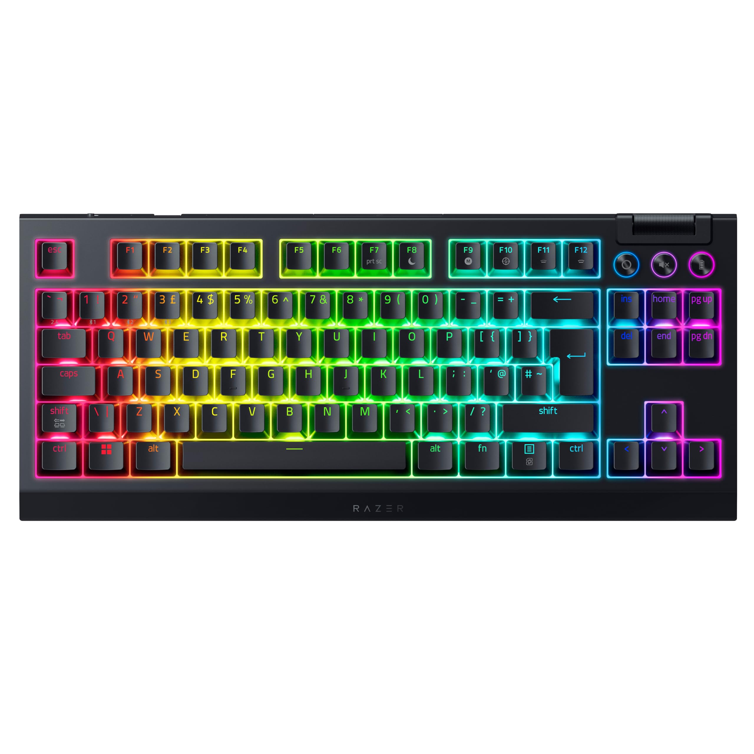 Razer Blackwidow V4 Tenkeyless Hyperspeed Gaming Keyboard - Uk Layout