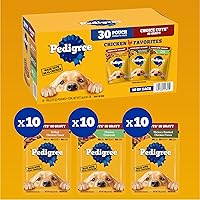 Vista 61 de PEDIGREE Choice Cuts in Gravy - Alimento húmedo en salsa para perros adultos, paquete de sabores surtidos, bolsas de 3.5oz, 24