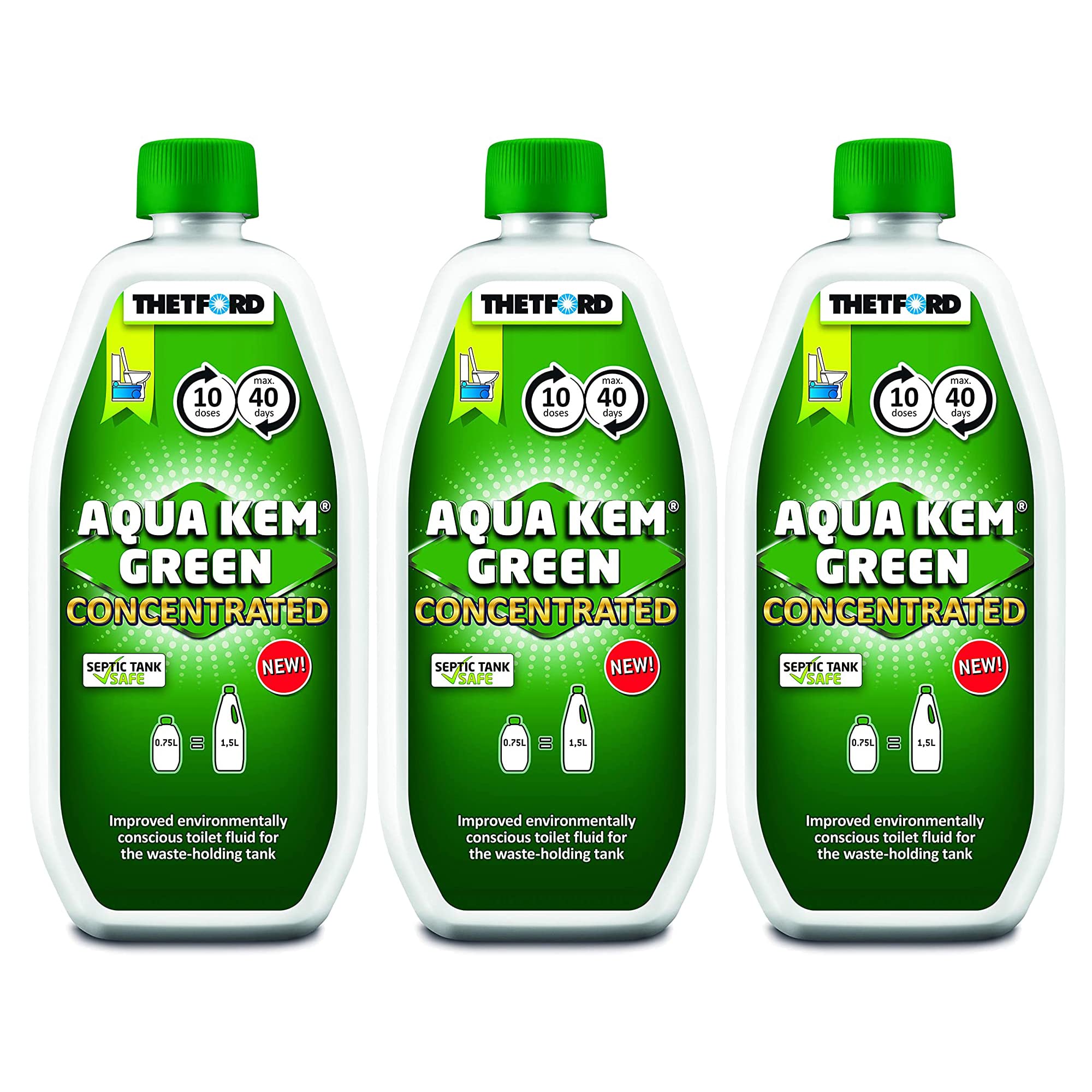 Amazon | 【3本セット（G×3）】消臭剤アクアケムグリーン濃縮(750ml