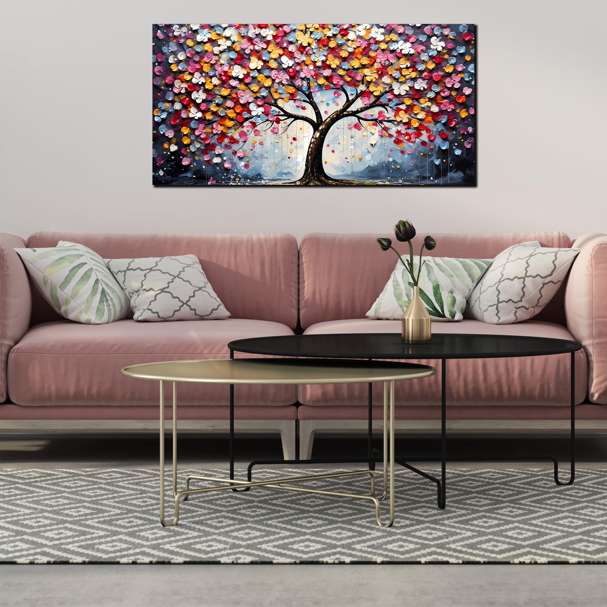 Amazon.com: Zoyotago Large Canvas Wall Art Colorful Flower