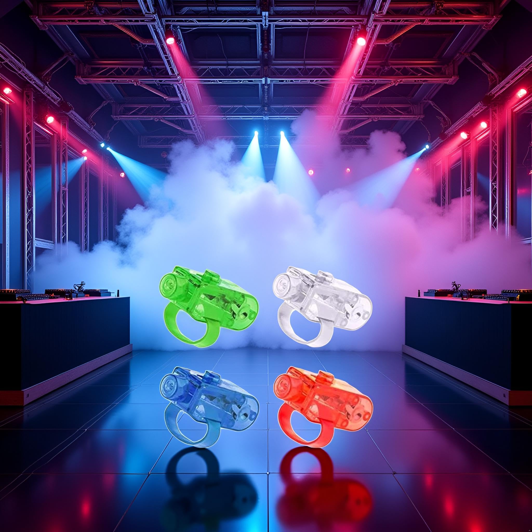 DPWOUM 4Pcs LED Party Finger Lights - Image 3