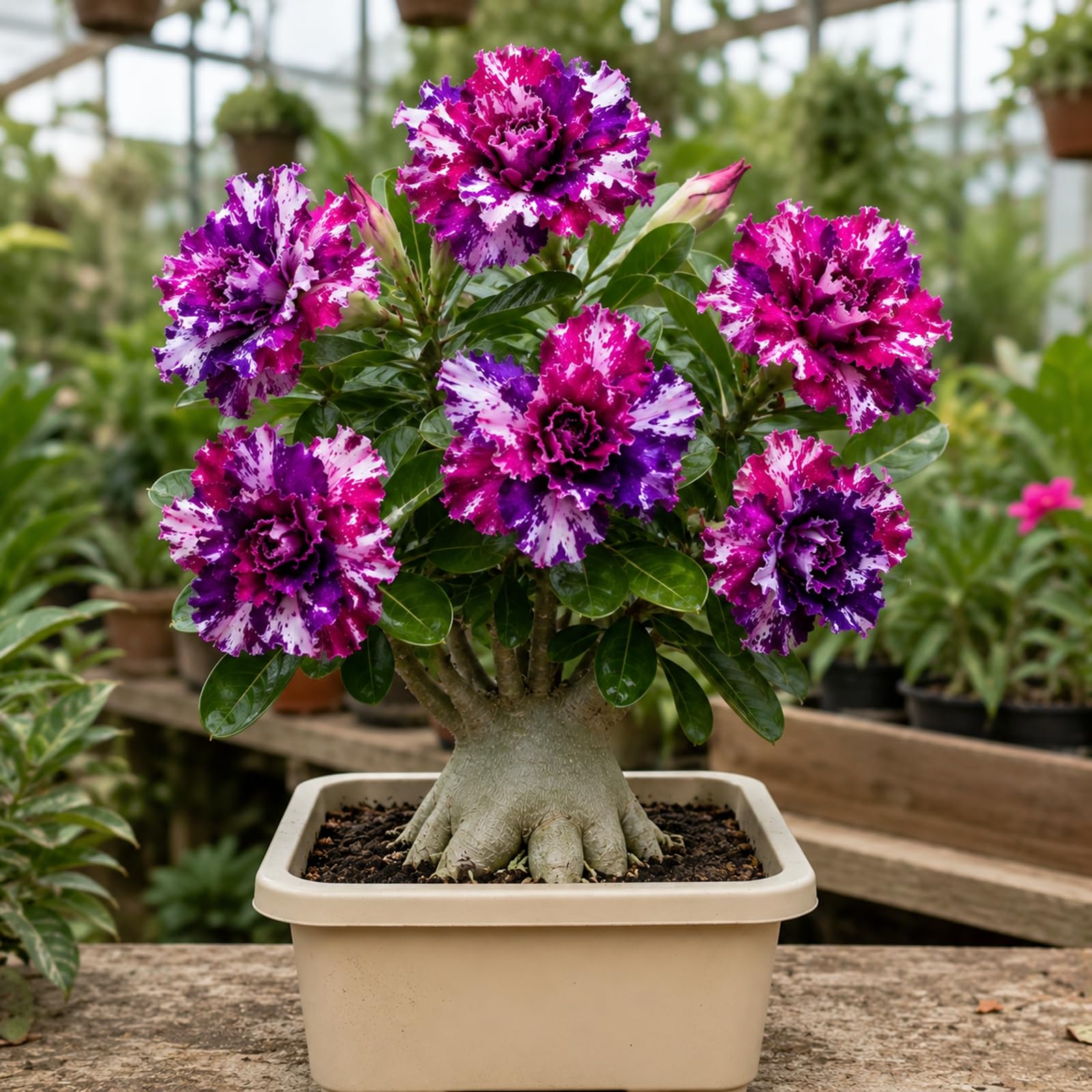 Exotisch-elegante Wüstenrose – meisterhaftes Kunst-Design, das exklusive Geschenk für
