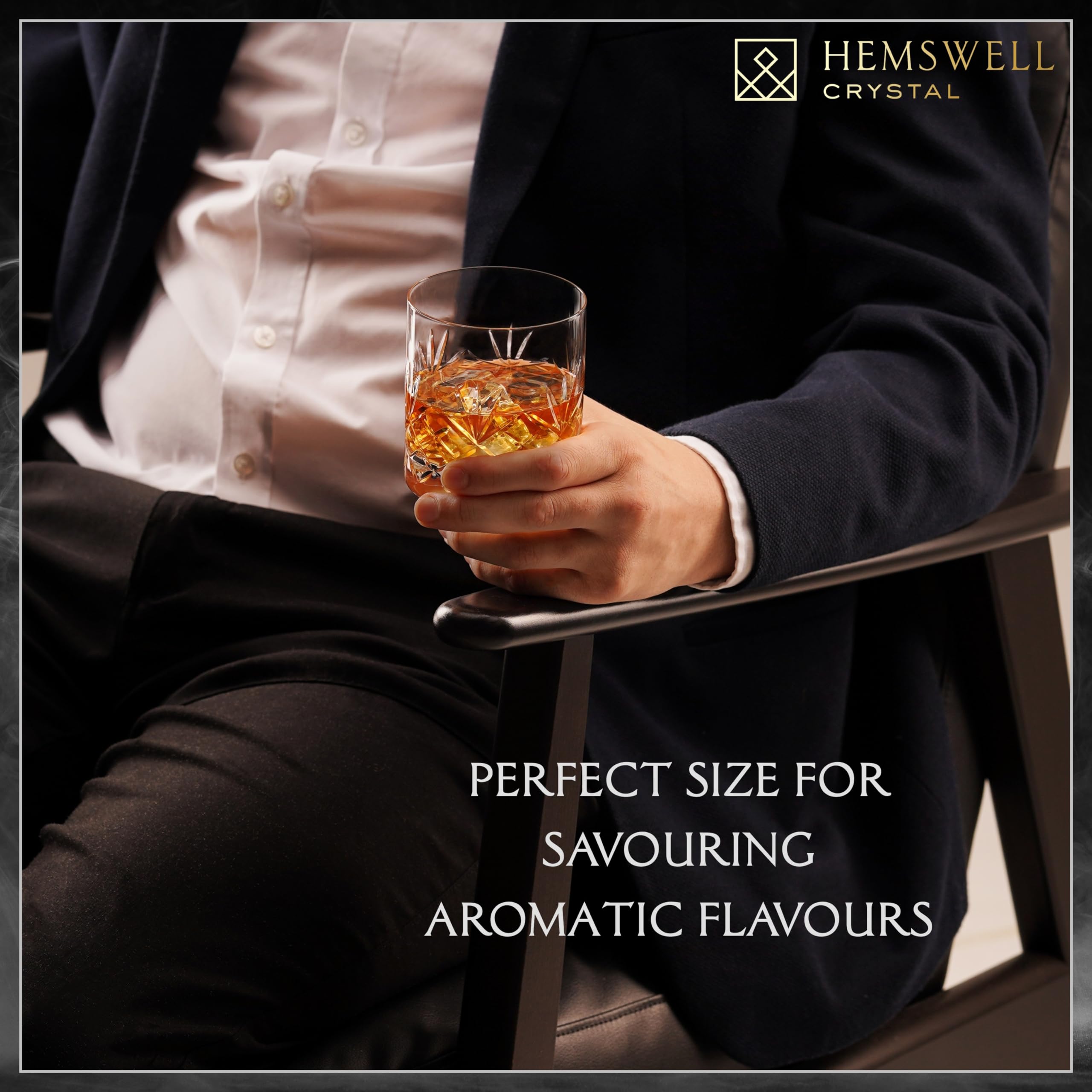 Verre à Whisky - NO8 - Cristal Sans Plomb - Design Créatif - Forme