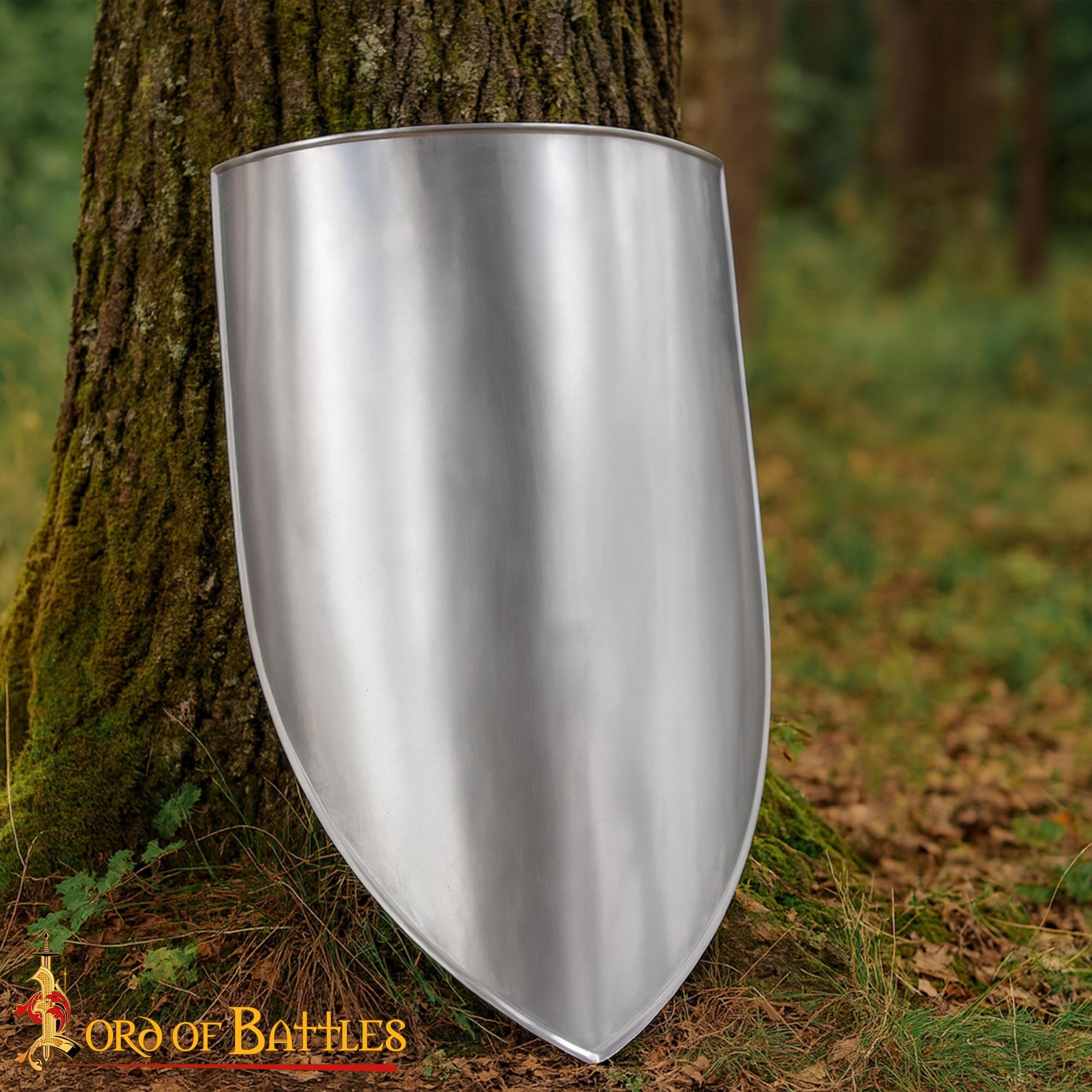Lord of Battles Mittelalterlicher Heizschild, handgeschmiedet, anpassbar, funktional, mittelalterliche Rüstung, Schild, historische Nachstellungen