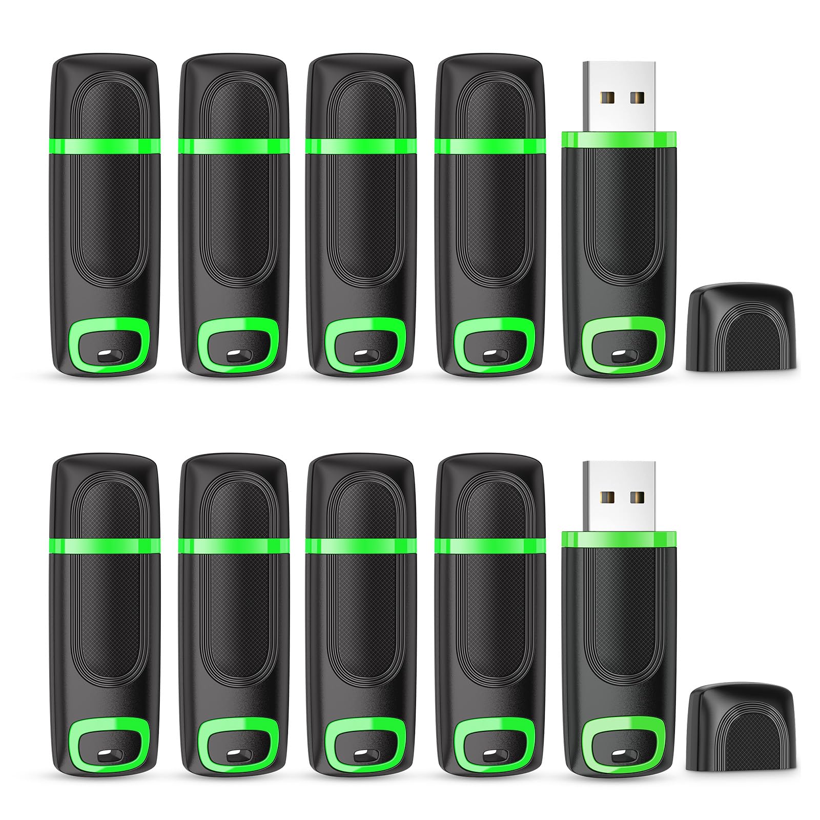 10 Pezzi Chiavetta USB 16GB KEXIN Chiavette USB 16 GB Pennetta USB Pen Drive Memoria Flash Unità con Cap