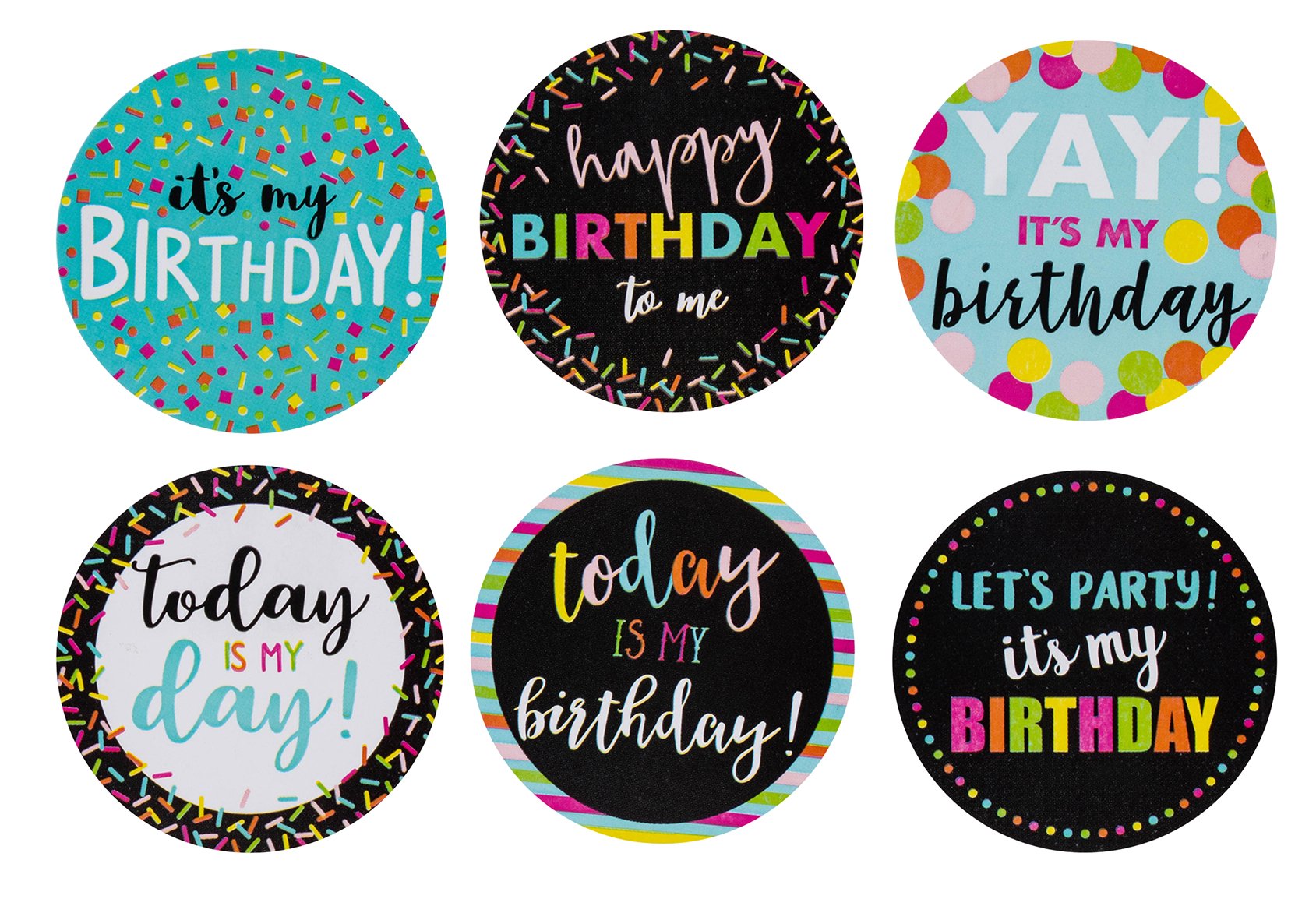 Buy Happy Birthday to Me Stickers 504Piece Round It's My Birthday