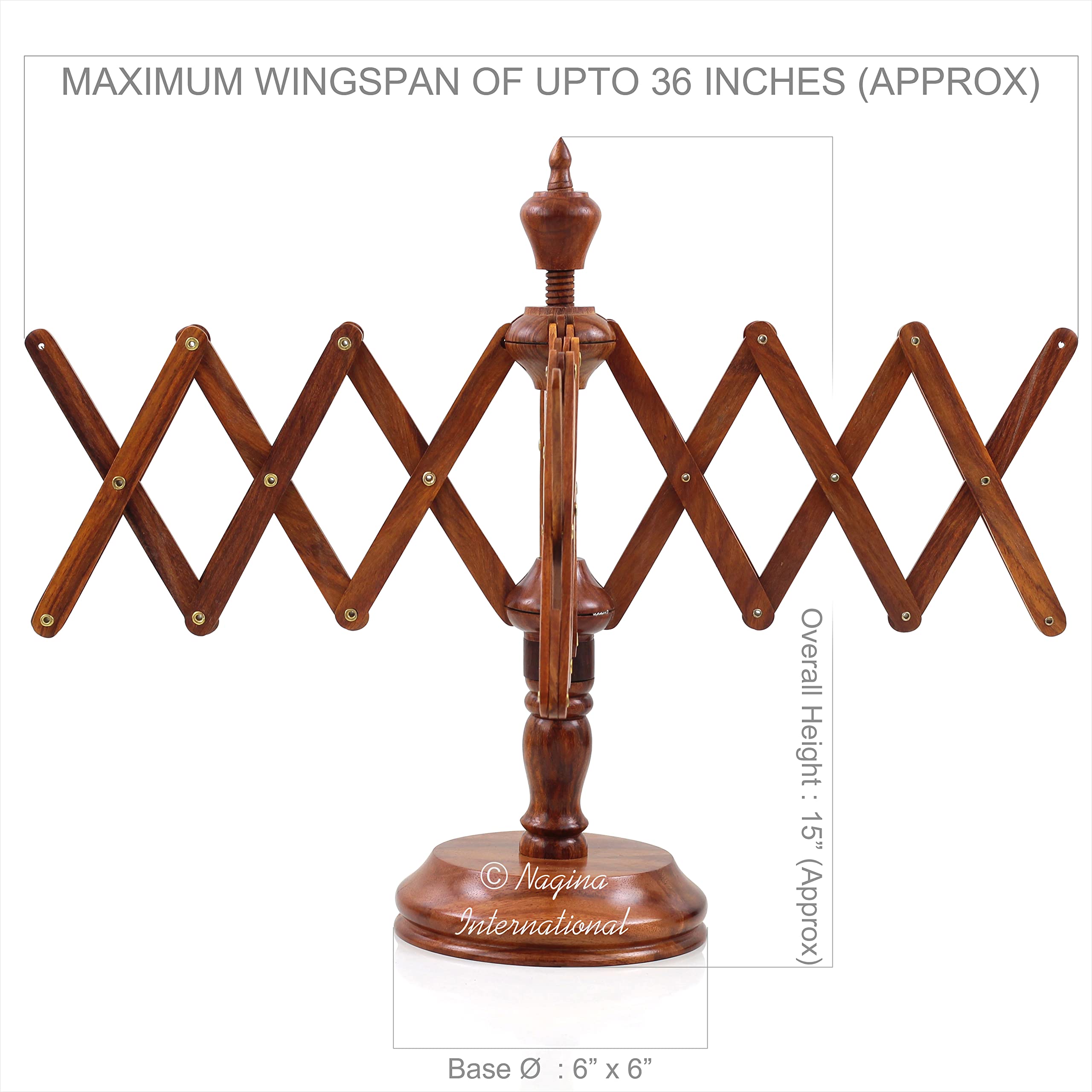 Avvolgitore per filato Swift in legno, 61 cm, realizzato a mano per matassa e matassa, per lavori a maglia e uncinetto Avvolgitore per filato Swift in legno, 61 cm, realizzato a mano per matassa e matassa, per lavori a maglia e uncinetto