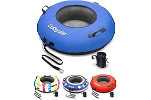 GoSports 44 in Heavy-Duty River Tube with Premium Canvas Cover: Superior River...