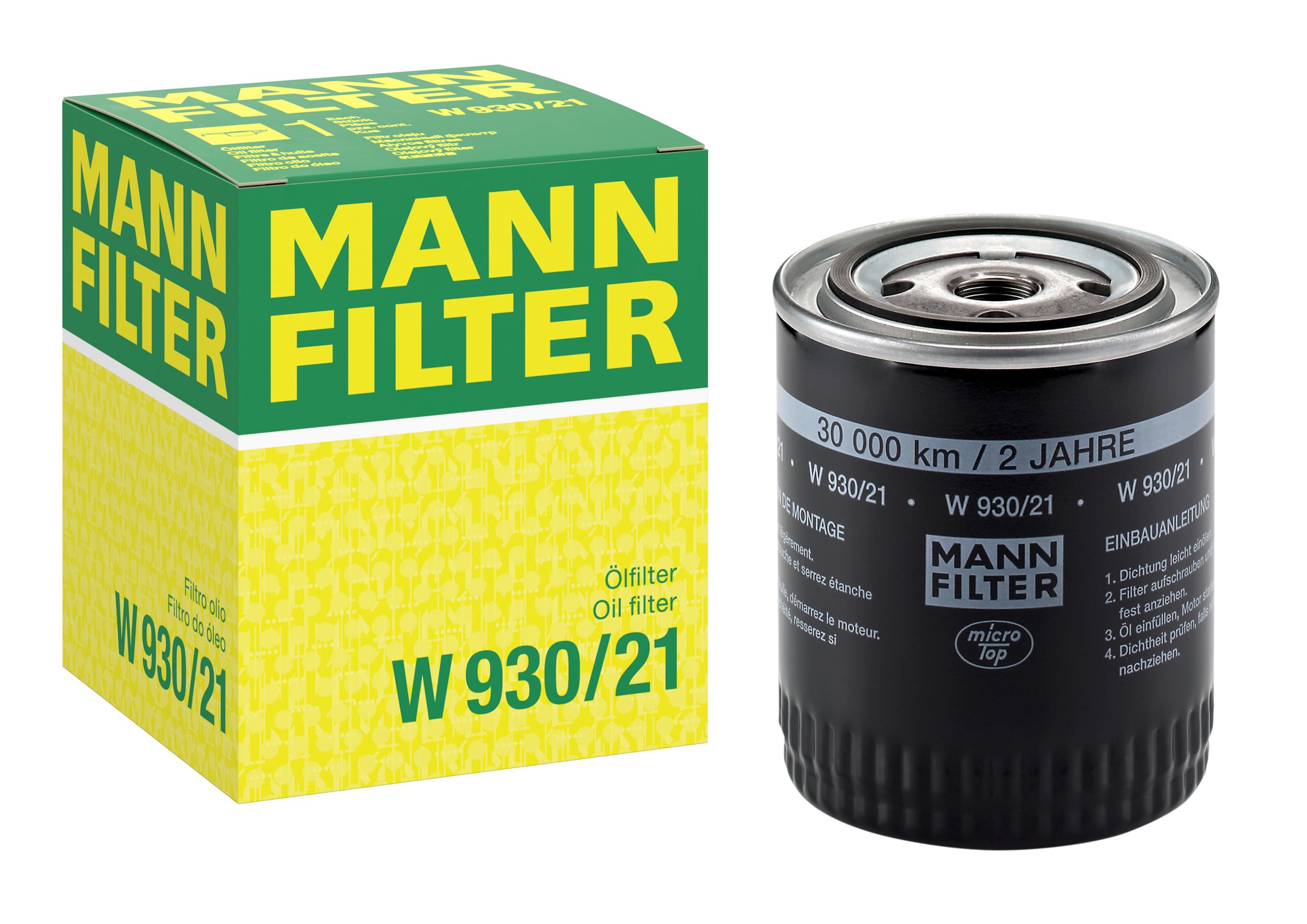 OIL FILTER W 930/21 FOR SKODA VW AUDI CABRIOLET 100 A4/S4/Convertible A6/S6 2.8L
