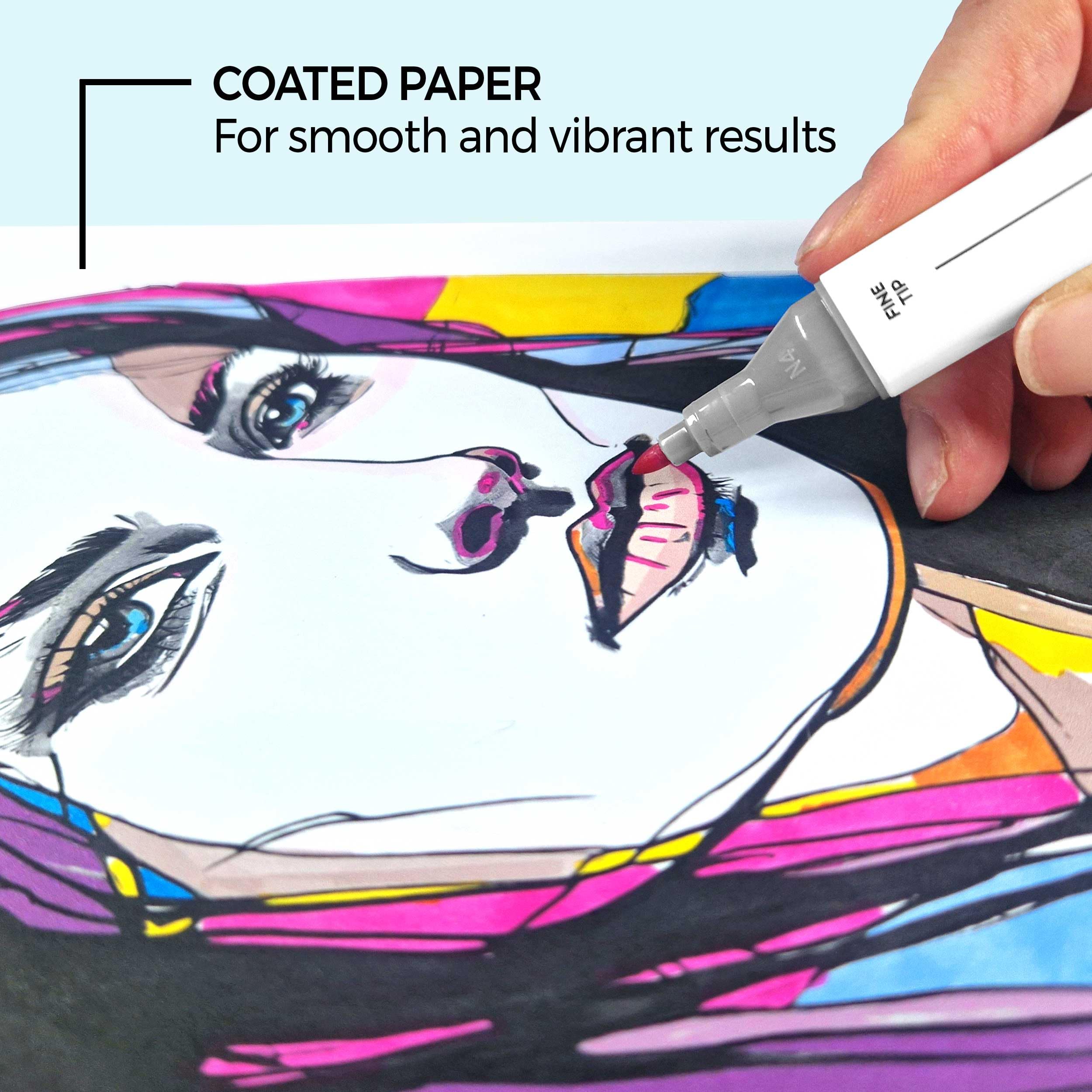 Artists Marker & Illustration Pad, High White - Image 3