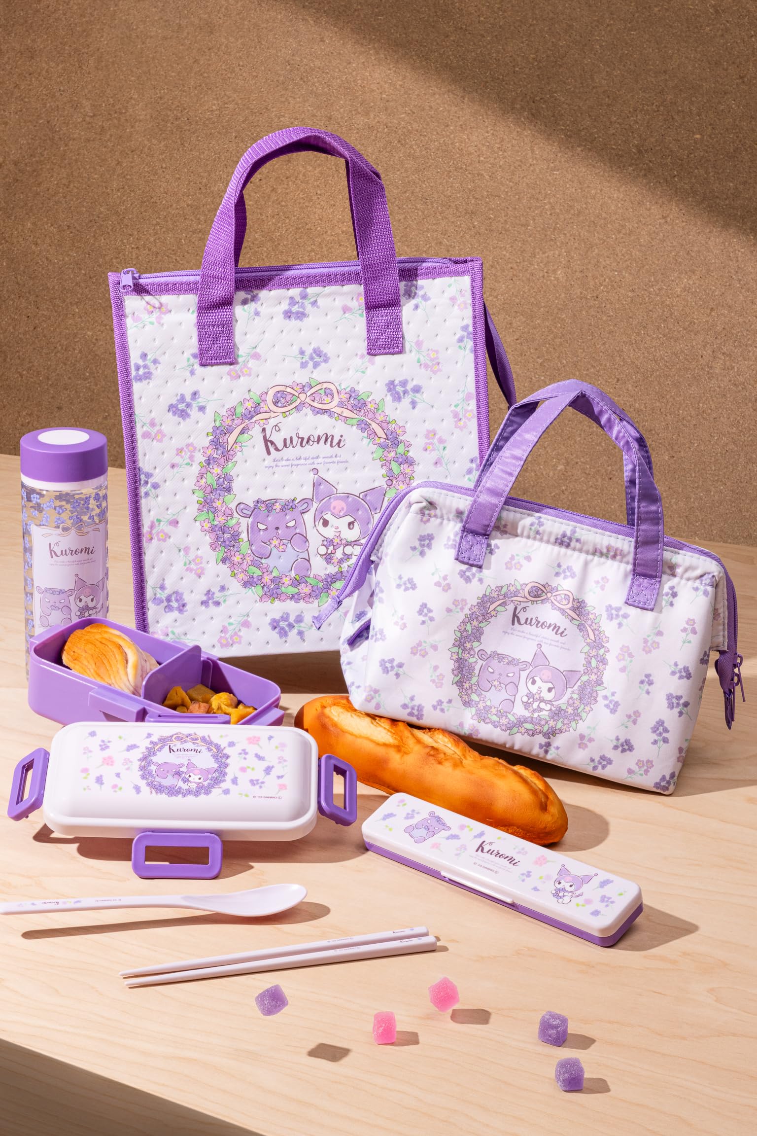 Amazon.com: Kuromi Bento Lunch Box (17.92oz)- Cute Lunch