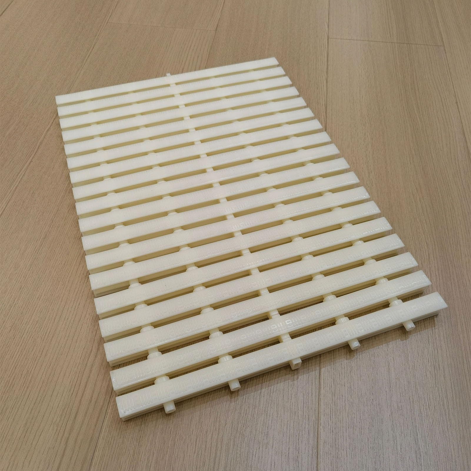 Rejilla flexible para desagüe de piscina, con textura de rombo, 2 unidades, 25 x 100 cm, para mejorar el flujo de agua