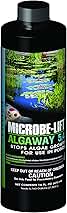 MICROBE-LIFT ALGA16 Algaway 5.4 Algae Control Treatment for Ponds and Water Gardens, Safe for Koi Fish, Goldfish, Plants, and Decorations, 16 Ounces