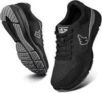 Tênis masculino de caminhada para fascite plantar, suporte de arco com sola de borracha antiderrapante, sapatos ortopédicos casuais confortáveis com bico largo
