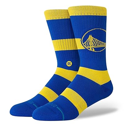 Stance Prep Golden State Warriors Crew Cut Socks Shoes Royal