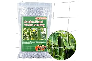Sukh 2 Pcs Garden Plant Trellis Netting - 5 x 15 ft Garden Trellis System