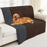 Vista 22 de Smiry Funda Impermeable para Cama de Perro Manta para Mascotas, Manta Suave y Lavable para Perros para Muebles Cama Sofá Sillón Reversible, a