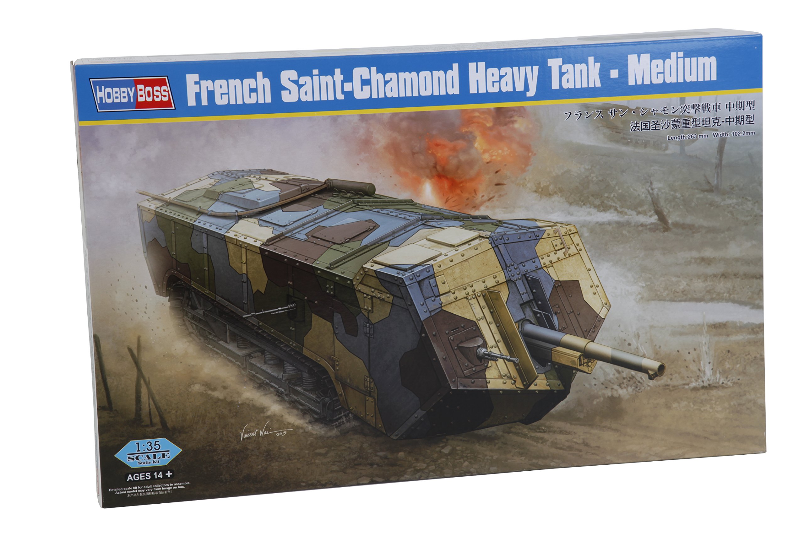Amazon.com: Hobbyboss 83859 1:35 Scale Medium French Saint Chamond Amazon.com: Hobbyboss 83859 1:35 Scale Medium French Saint Chamond